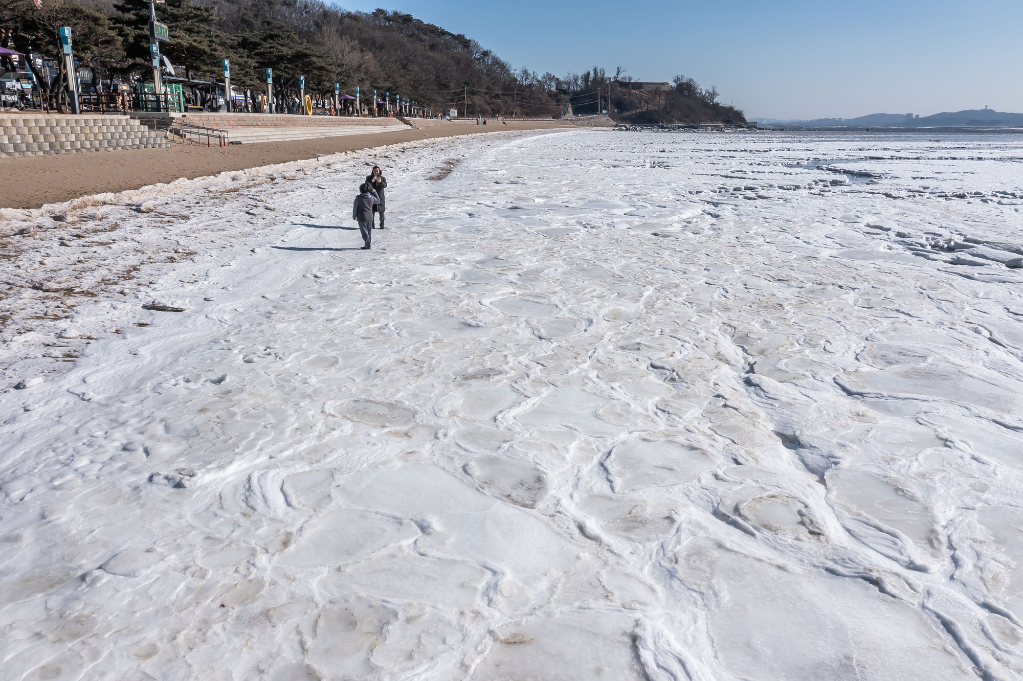 사회;세태;계절스케치;한파스케치;겨울스케치;겨울한파;동막해변한파;동막해수욕장한파