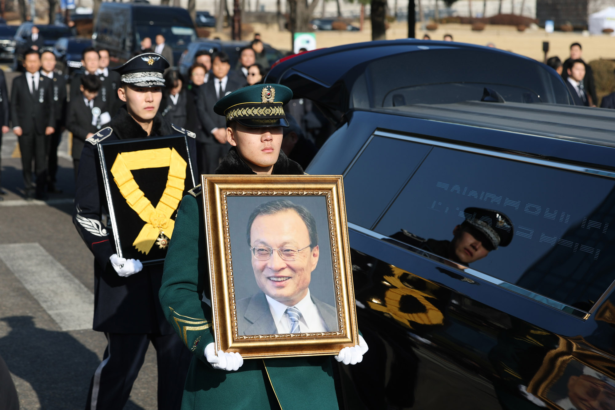 이해찬,국무총리,영결식,영정