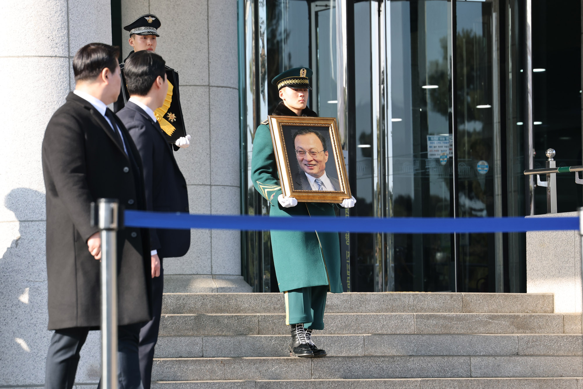 이해찬,국무총리,영결식,영정