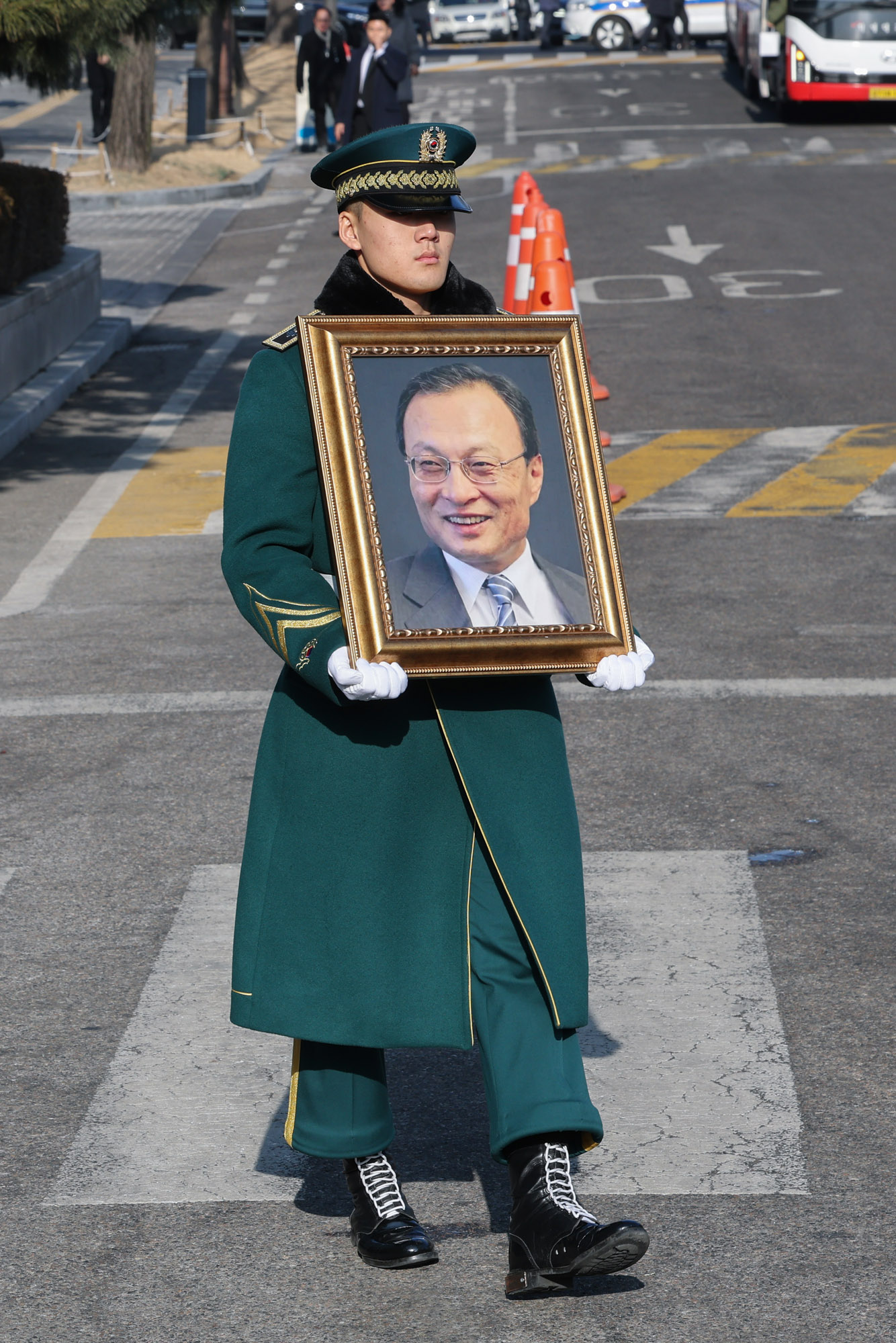 이해찬,국무총리,영결식,영정