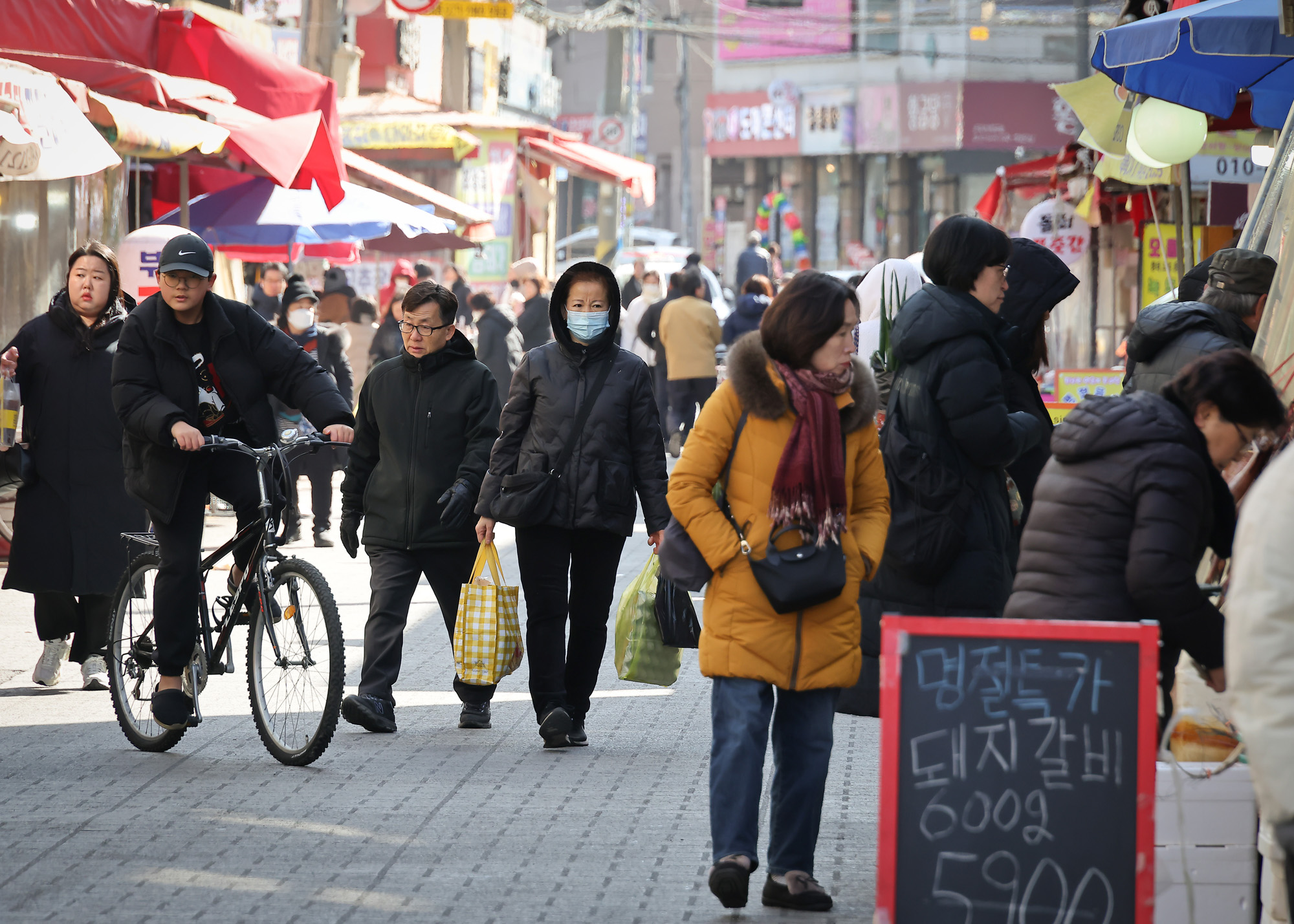 설;명절;수원;정자시장;시장;구정;쇼핑