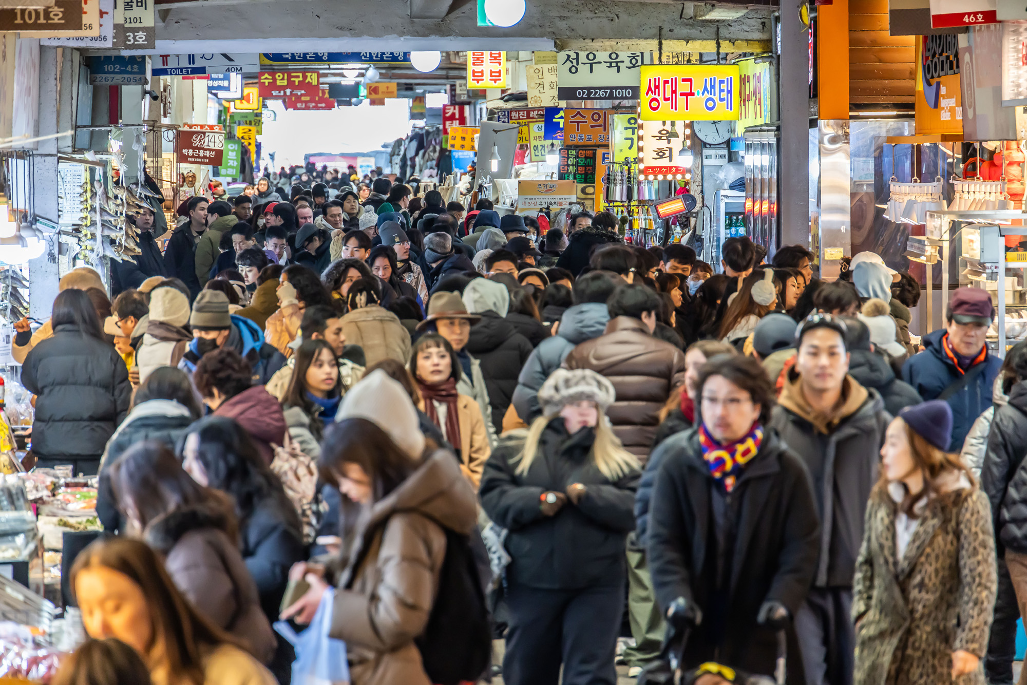 사회;세태;명절;명절스케치;설날;설전통시장스케치;광장시장;설제수용품구매;설명절;설장보기