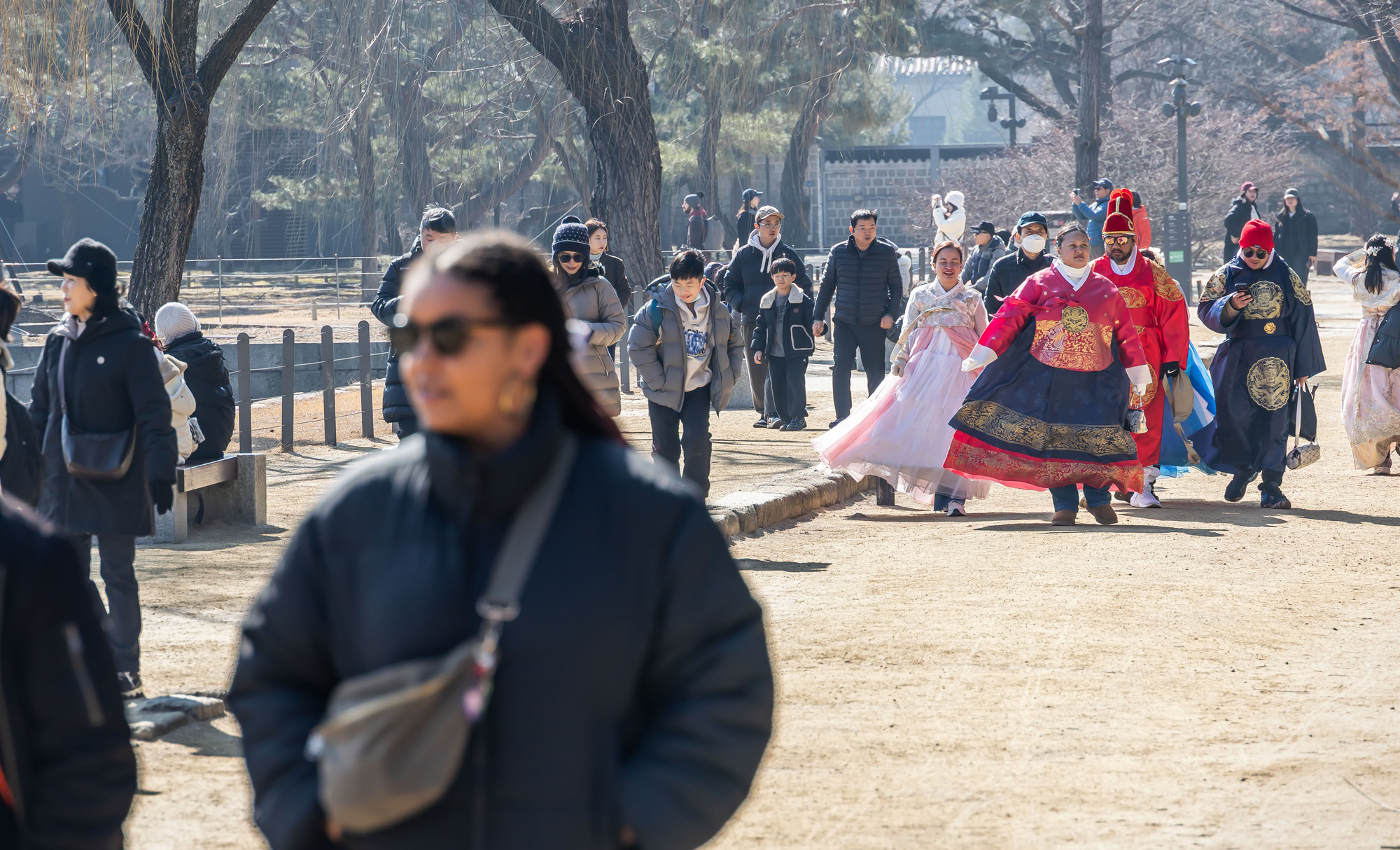 사회;세태;경복궁;설연휴경복궁무료개방;설연휴인파스케치;경복궁관람객인파스케치