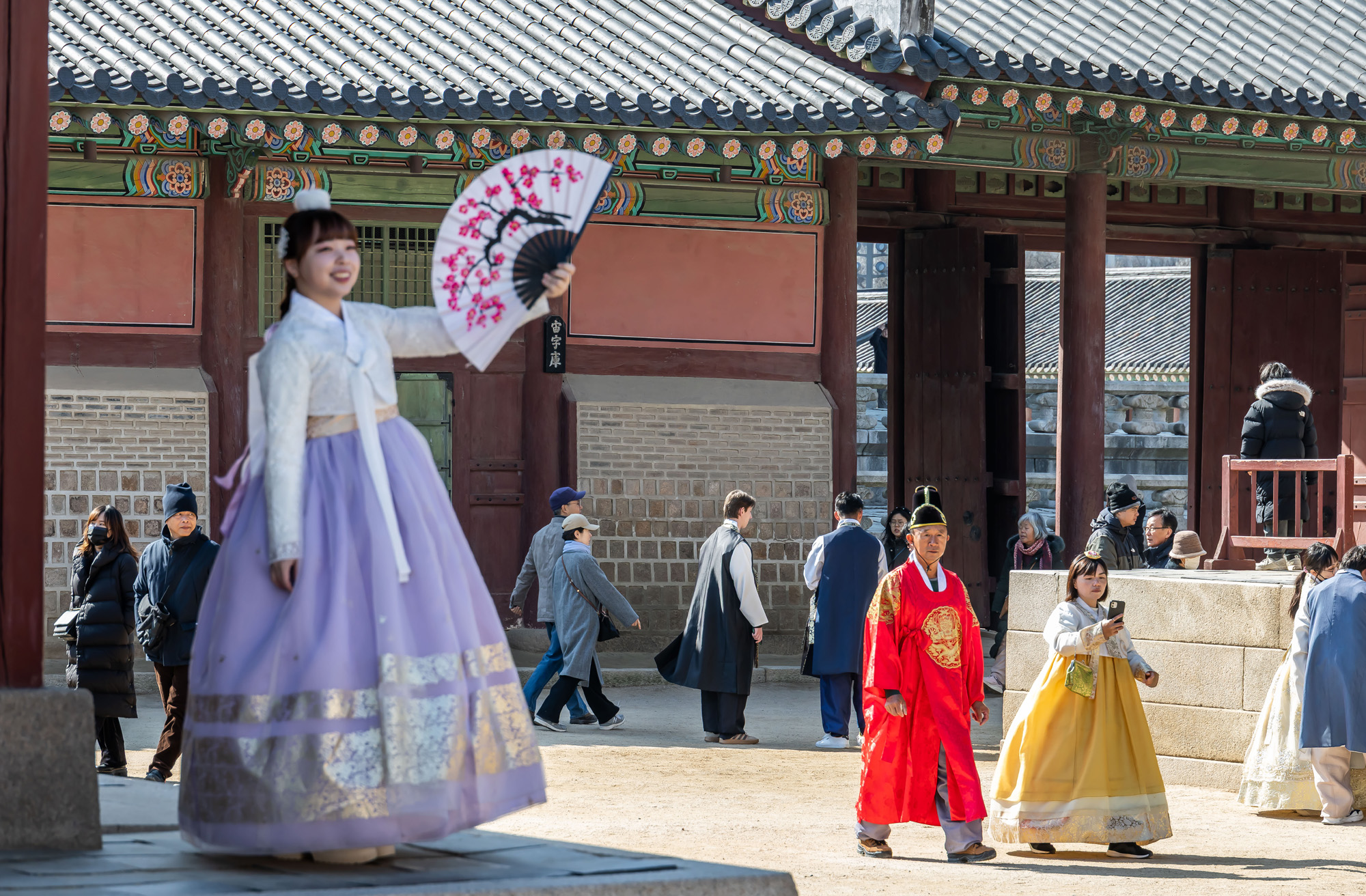 사회;세태;경복궁;설연휴경복궁무료개방;설연휴인파스케치;경복궁관람객인파스케치