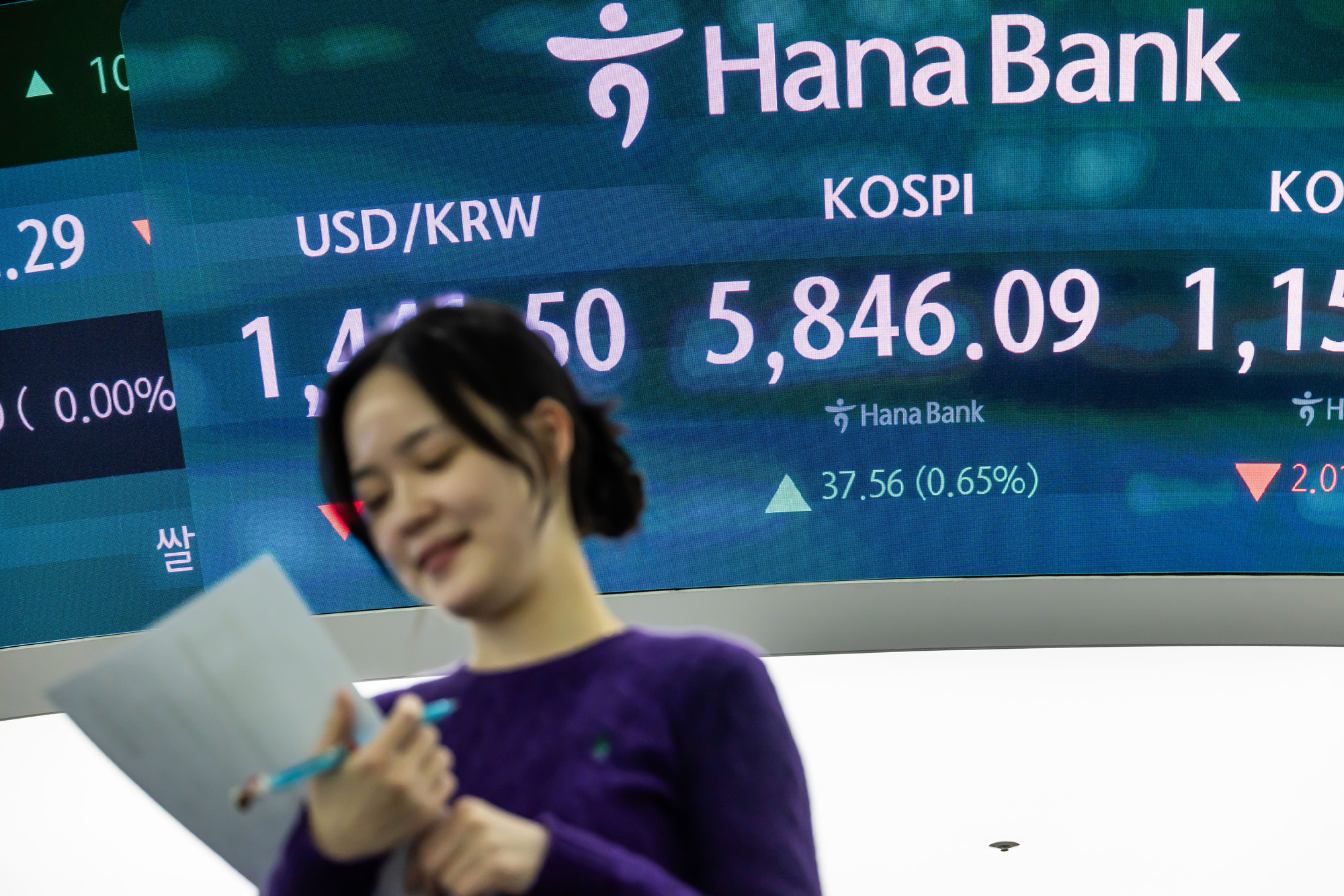 경제;주식;주가;코스피;KOSPI;코스피5800;하나은행딜링룸;코스피종가