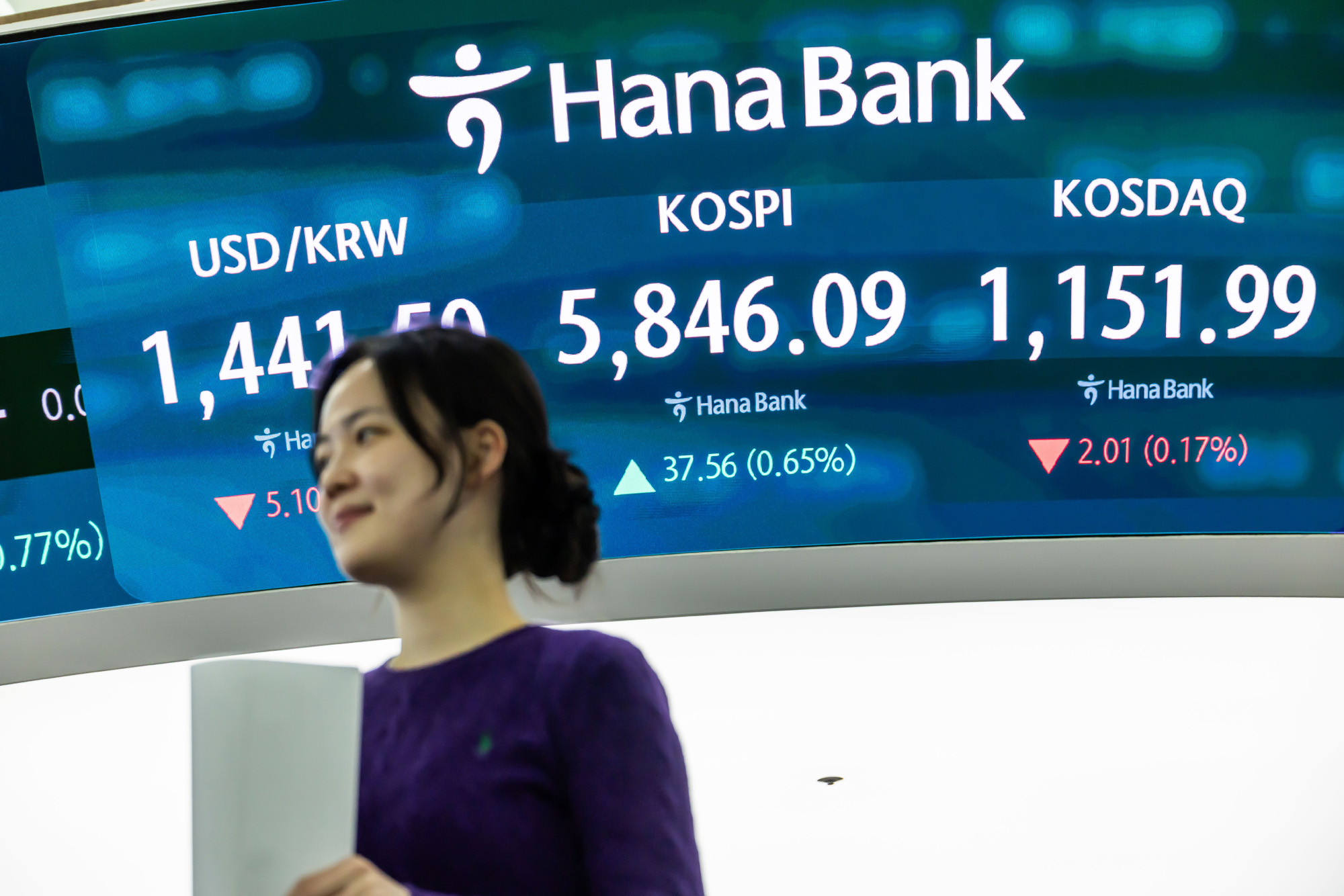 경제;주식;주가;코스피;KOSPI;코스피5800;하나은행딜링룸;코스피종가