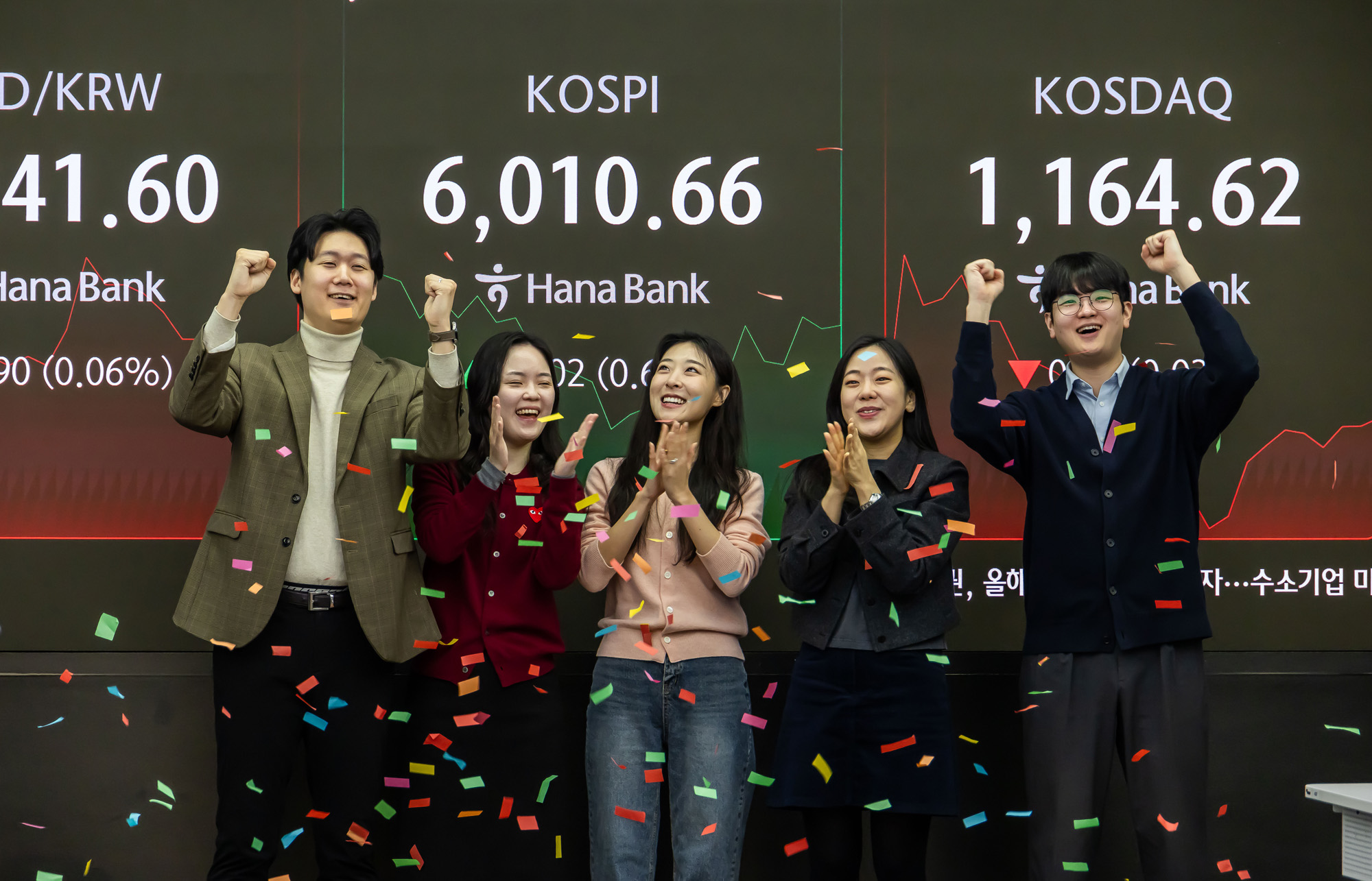 경제;주식;주가;코스피;코스피6000;KOSPI;KOSPI6000;코스피6000돌파;하나은행딜링룸