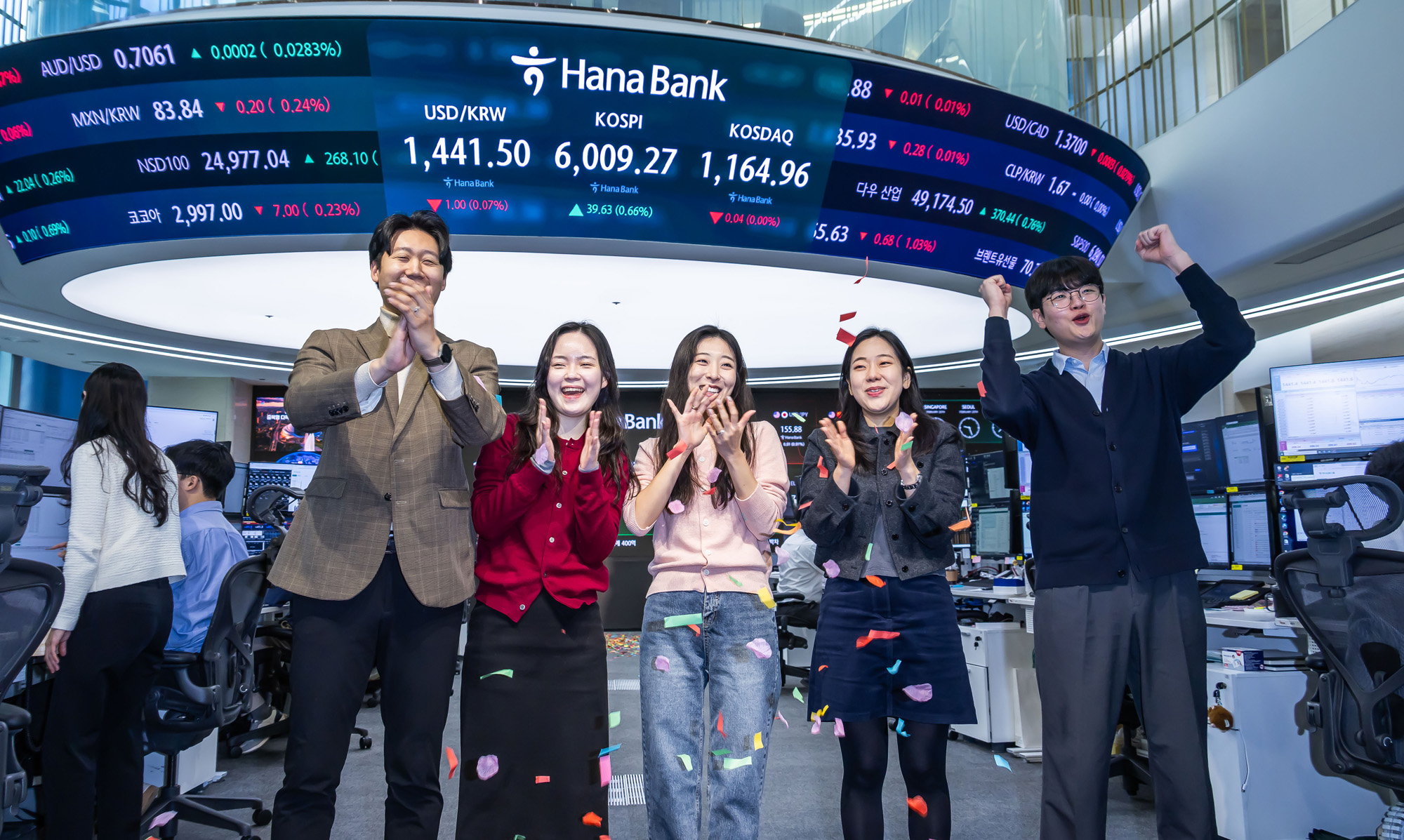 경제;주식;주가;코스피;코스피6000;KOSPI;KOSPI6000;코스피6000돌파;하나은행딜링룸