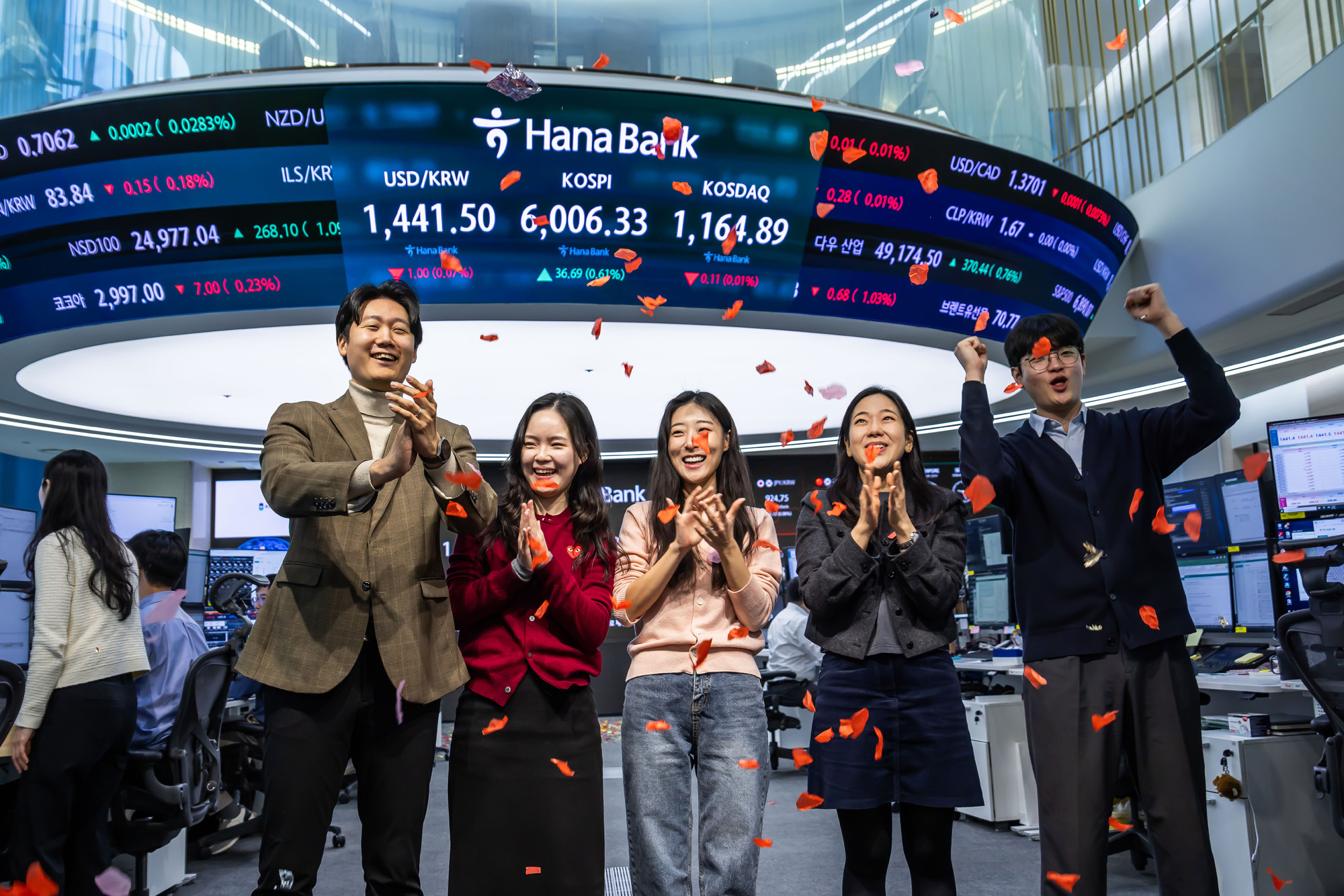 경제;주식;주가;코스피;코스피6000;KOSPI;KOSPI6000;코스피6000돌파;하나은행딜링룸