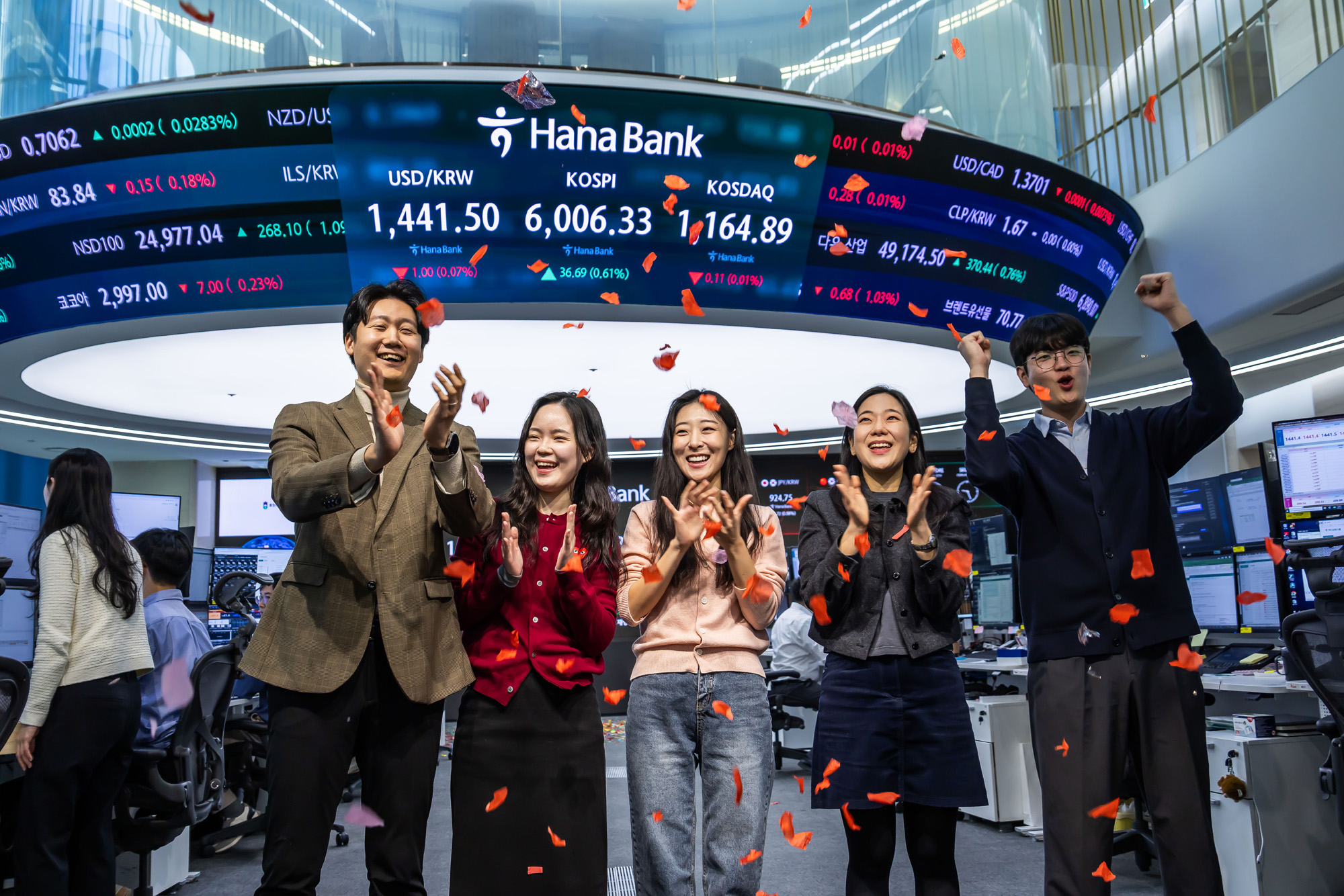 경제;주식;주가;코스피;코스피6000;KOSPI;KOSPI6000;코스피6000돌파;하나은행딜링룸