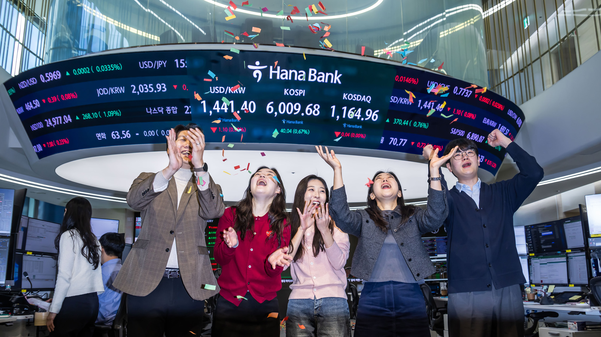 경제;주식;주가;코스피;코스피6000;KOSPI;KOSPI6000;코스피6000돌파;하나은행딜링룸