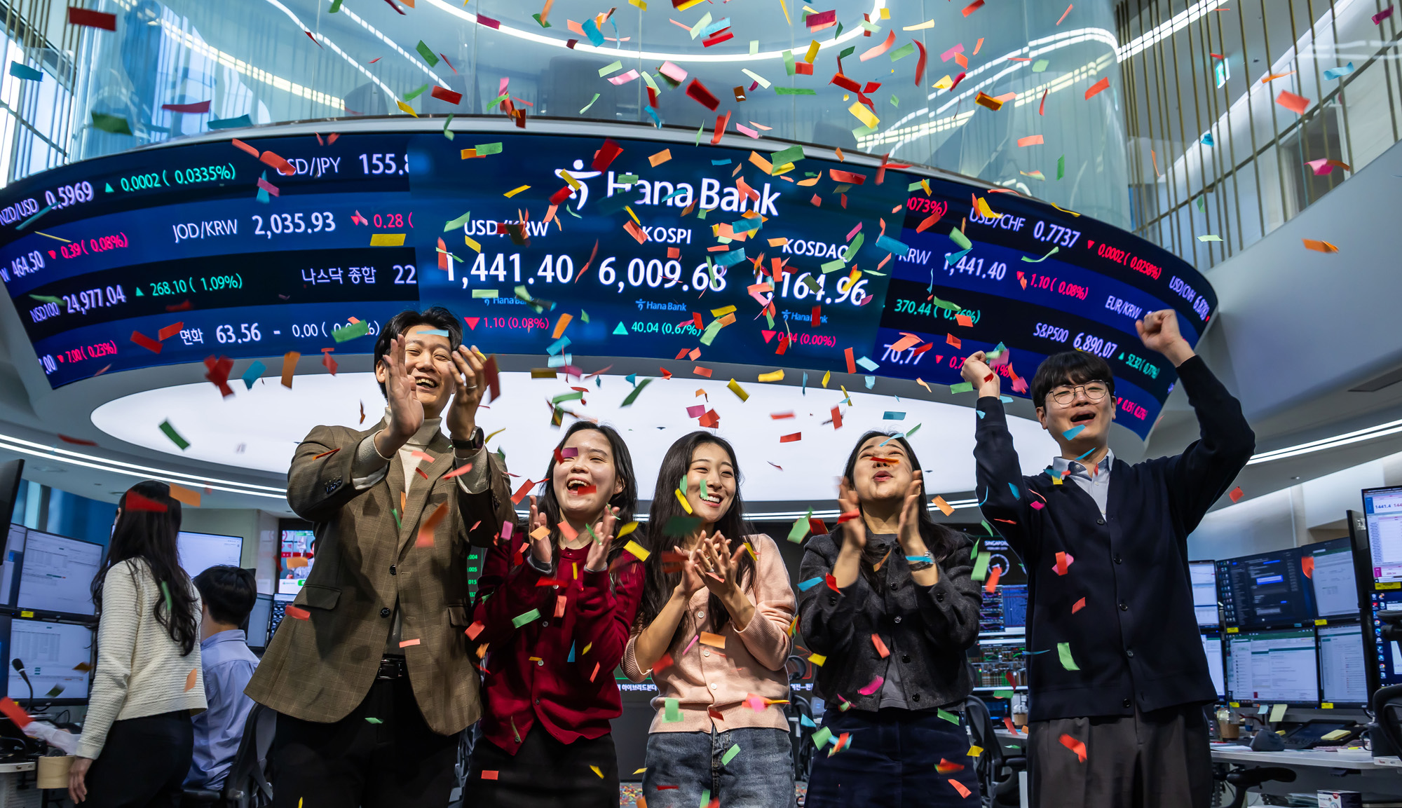 경제;주식;주가;코스피;코스피6000;KOSPI;KOSPI6000;코스피6000돌파;하나은행딜링룸