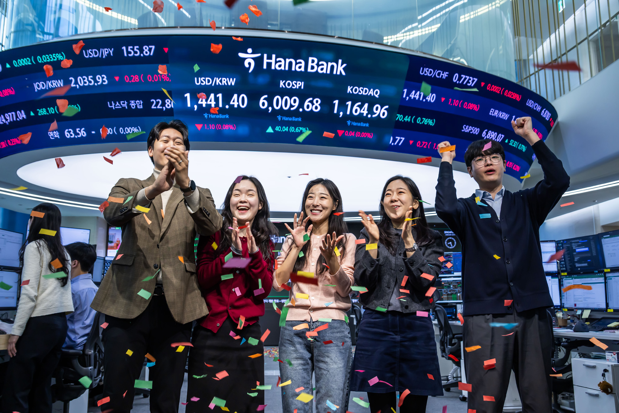 경제;주식;주가;코스피;코스피6000;KOSPI;KOSPI6000;코스피6000돌파;하나은행딜링룸