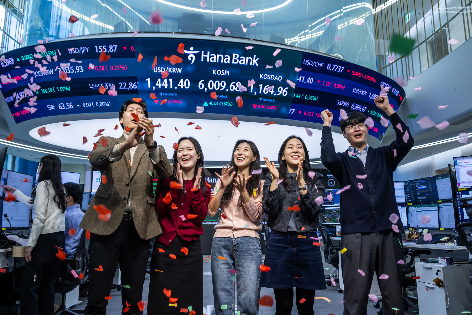 경제;주식;주가;코스피;코스피6000;KOSPI;KOSPI6000;코스피6000돌파;하나은행딜링룸