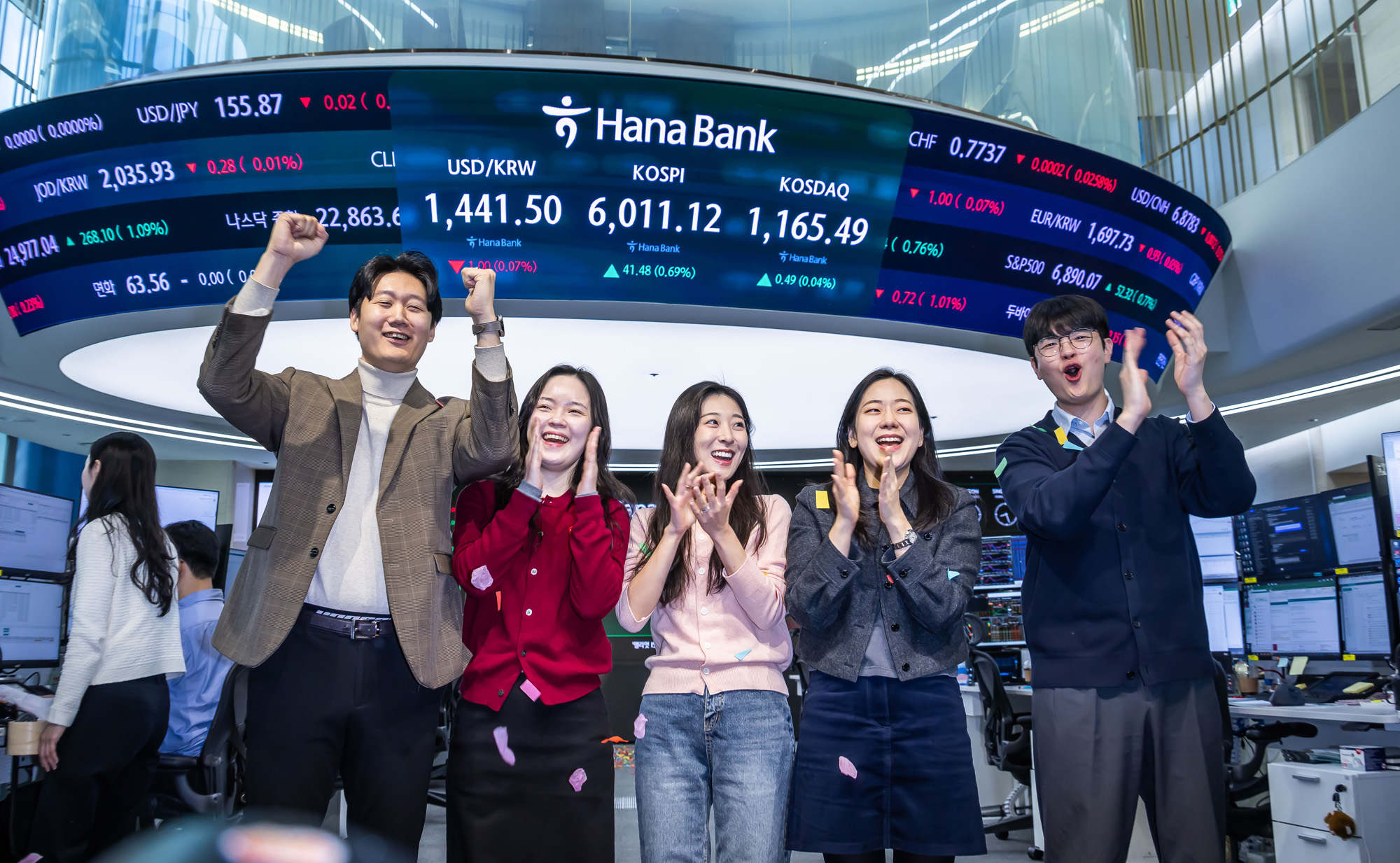 경제;주식;주가;코스피;코스피6000;KOSPI;KOSPI6000;코스피6000돌파;하나은행딜링룸