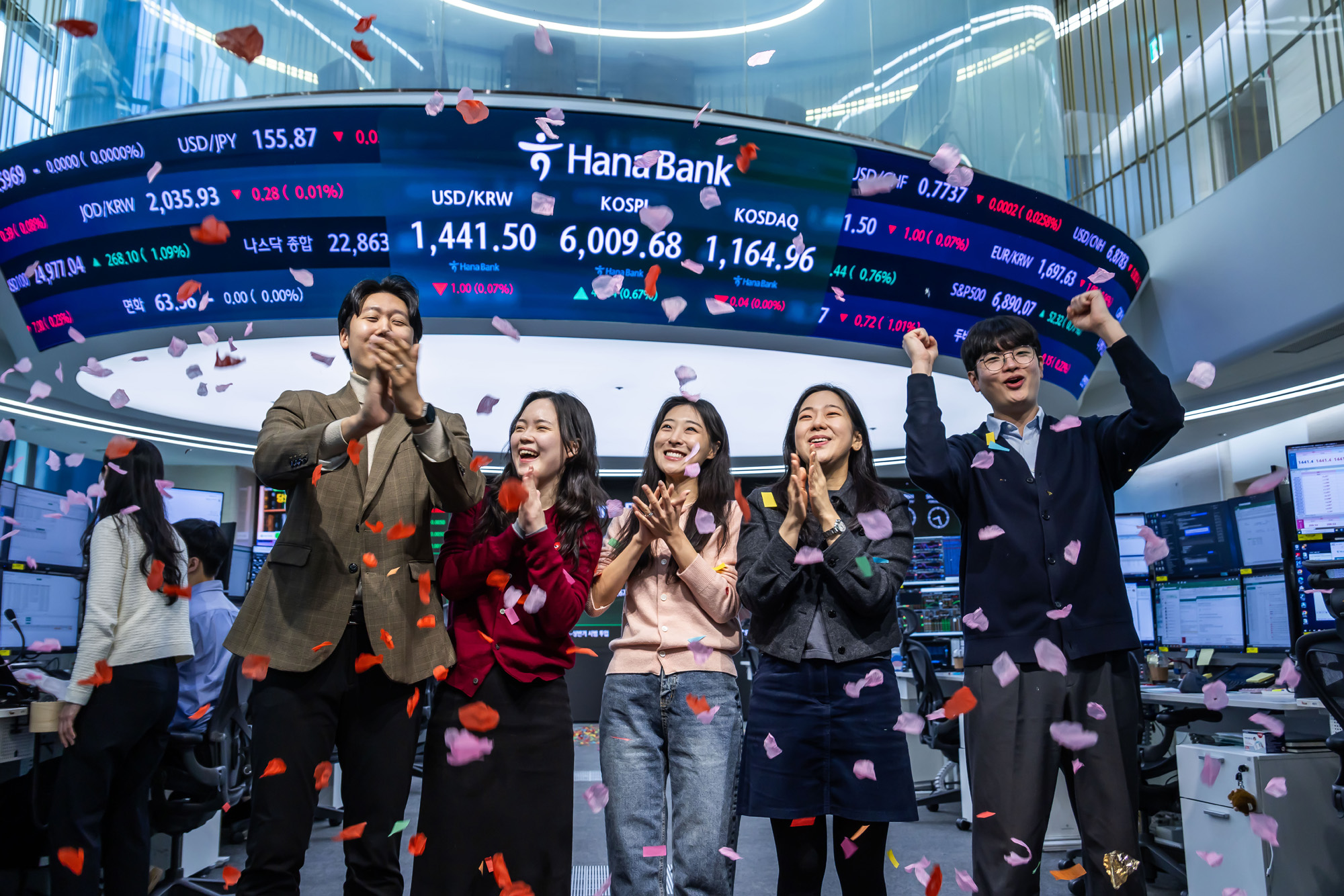 경제;주식;주가;코스피;코스피6000;KOSPI;KOSPI6000;코스피6000돌파;하나은행딜링룸