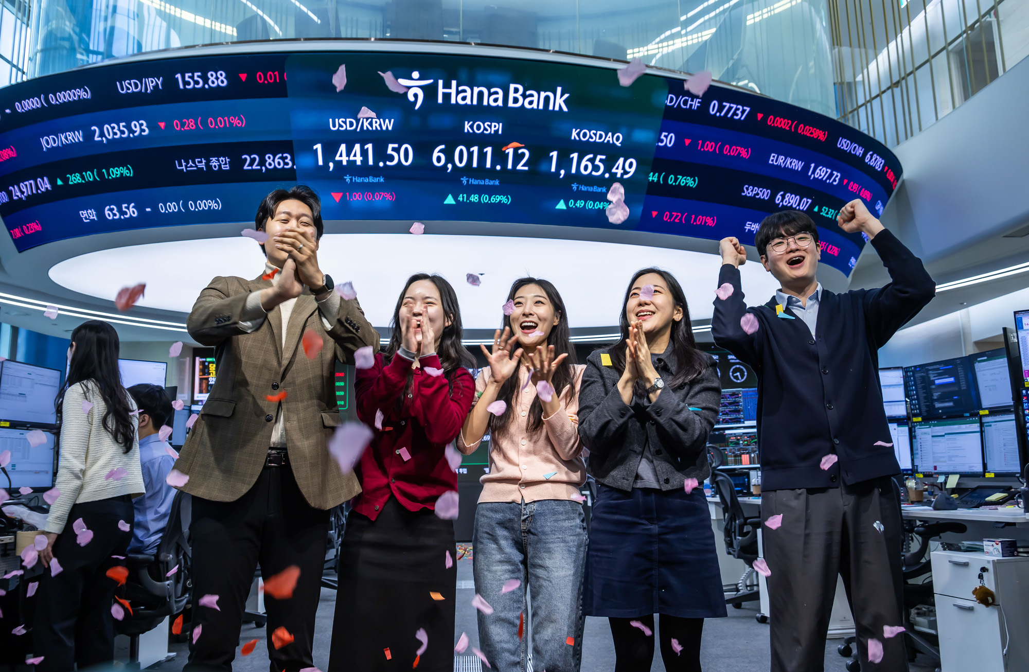 경제;주식;주가;코스피;코스피6000;KOSPI;KOSPI6000;코스피6000돌파;하나은행딜링룸