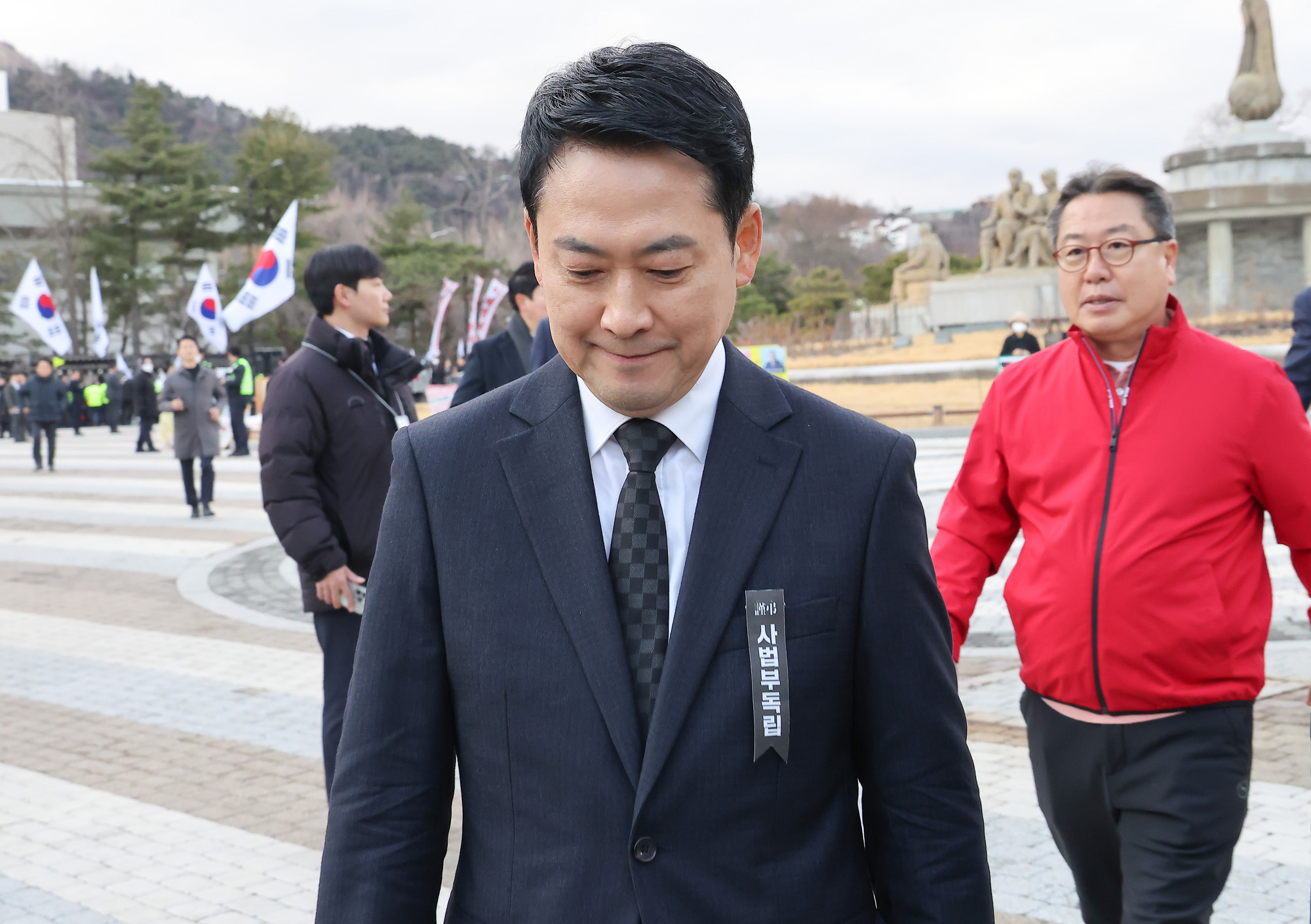 사법독립;헌정수호;대국민 호소;국민대장정;도보행진;도보행진;장동혁;국민의힘