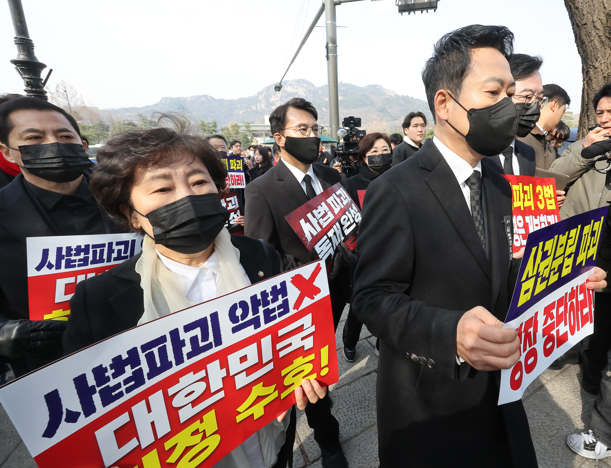 국민의힘;의원총회;장동혁;송언석;의총;청와대;분수대