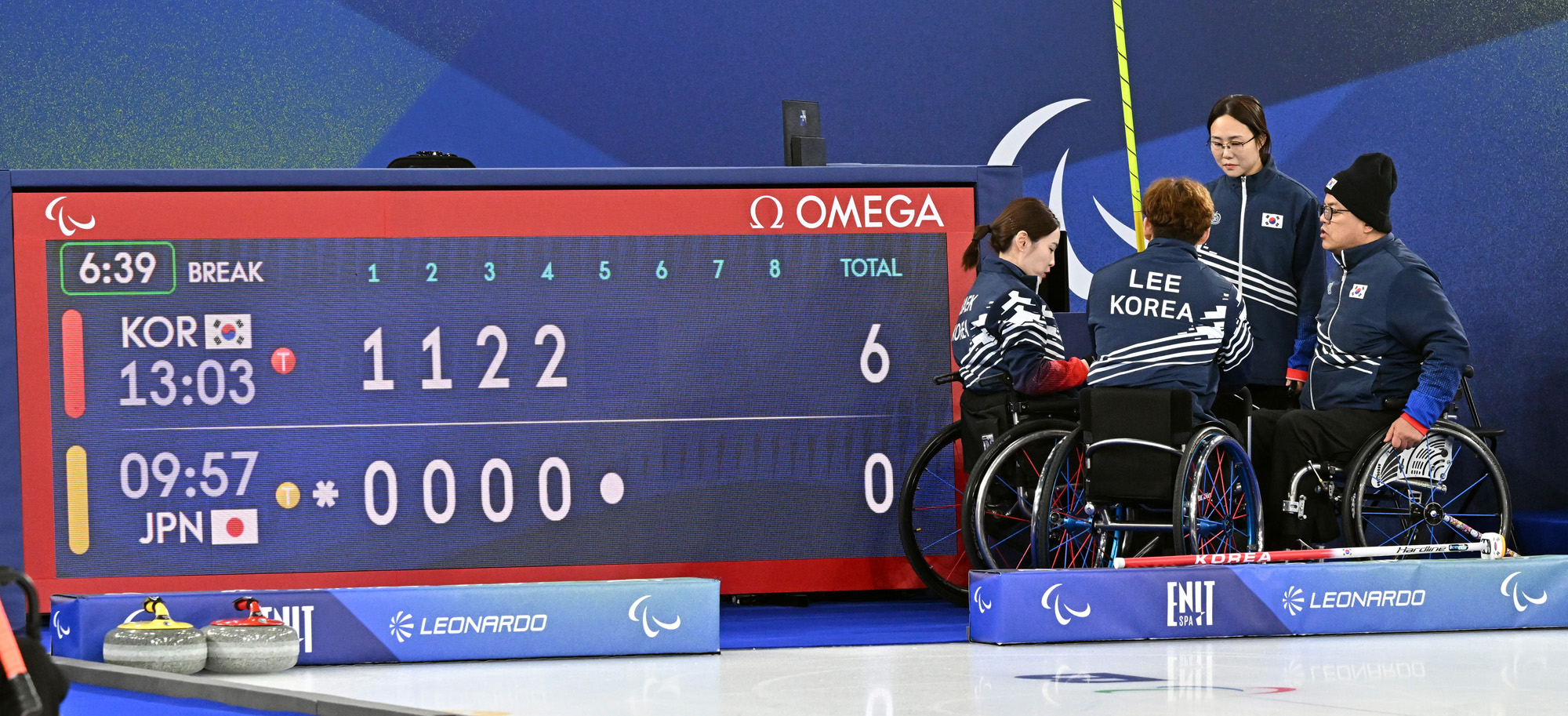 코르티나=사진공동취재단;2026 밀라노 코르티나 패럴림픽 휠체어컬링