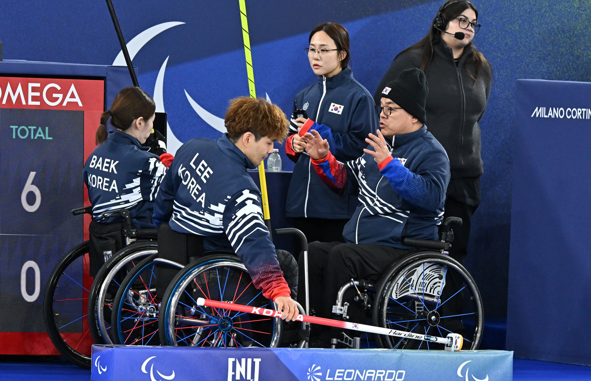 코르티나=사진공동취재단;2026 밀라노 코르티나 패럴림픽 휠체어컬링