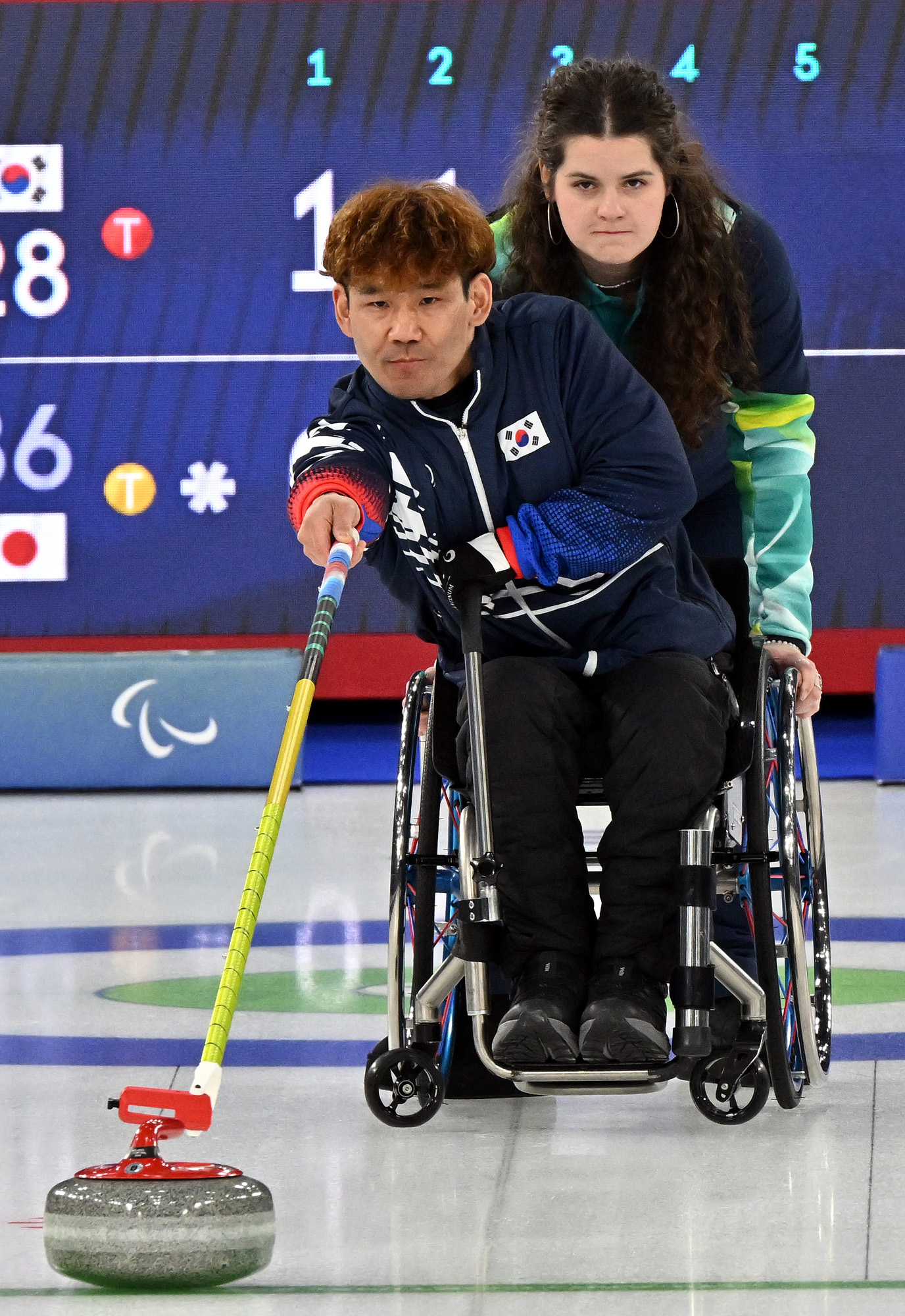 코르티나=사진공동취재단;2026 밀라노 코르티나 패럴림픽 휠체어컬링