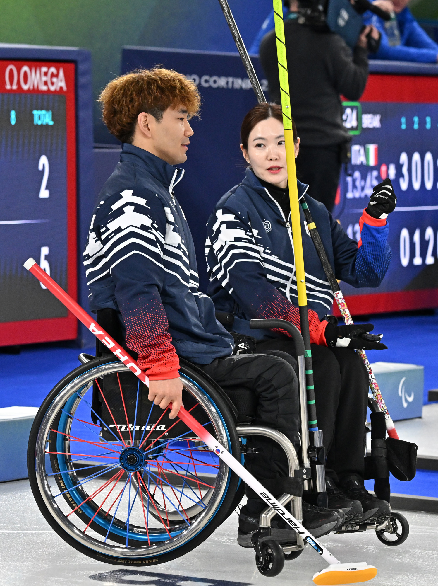 코르티나=사진공동취재단;2026 밀라노 코르티나 패럴림픽 휠체어컬링