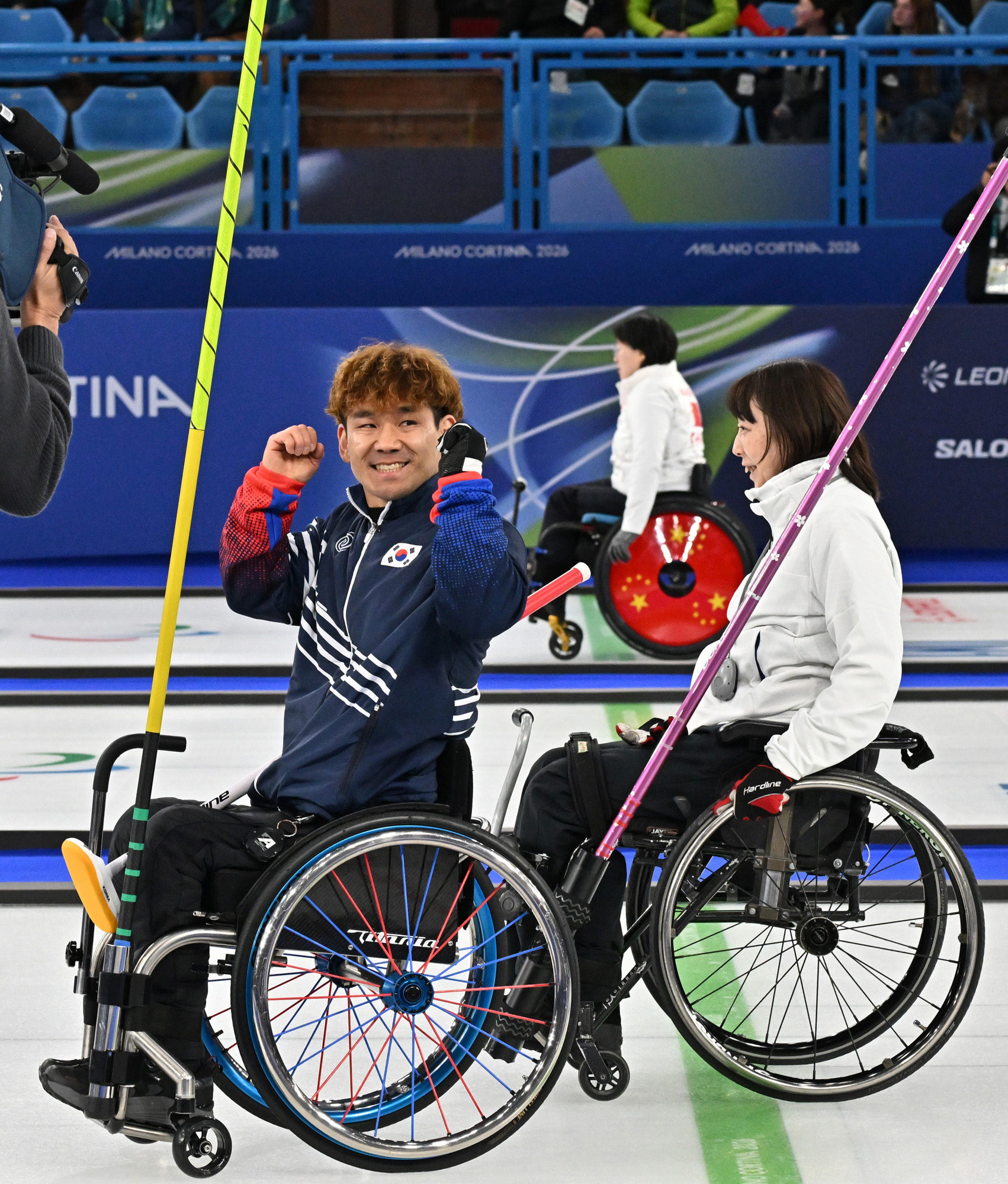 코르티나=사진공동취재단;2026 밀라노 코르티나 패럴림픽 휠체어컬링