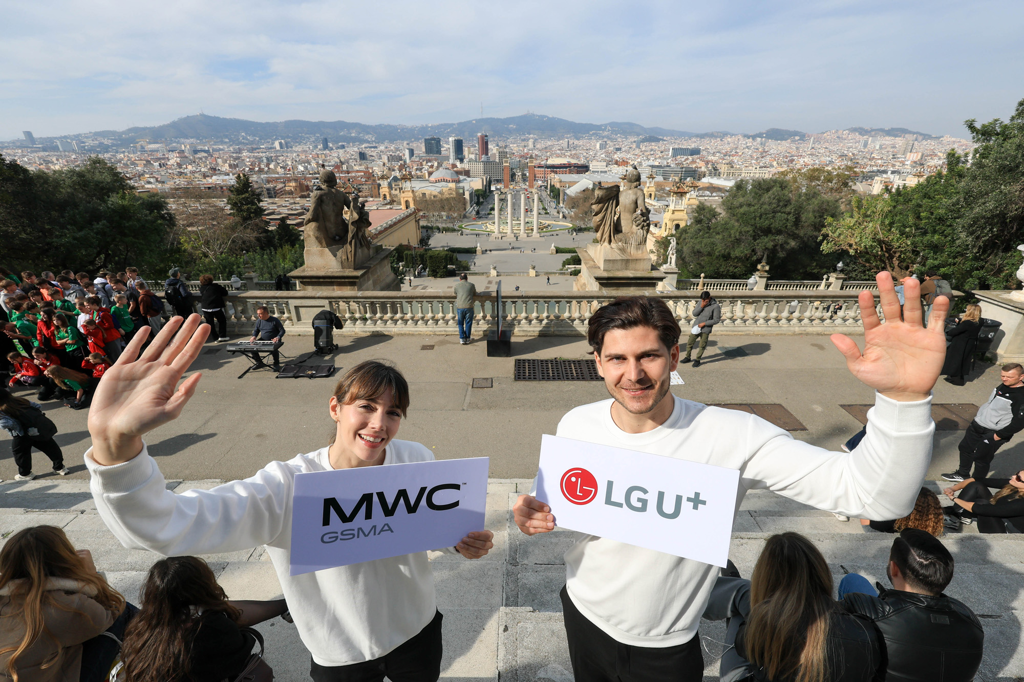 경제;모바일월드콩그레스2026;모바일월드;홍범식 LG유플러스 대표;노태문 삼성전자사장;MWC