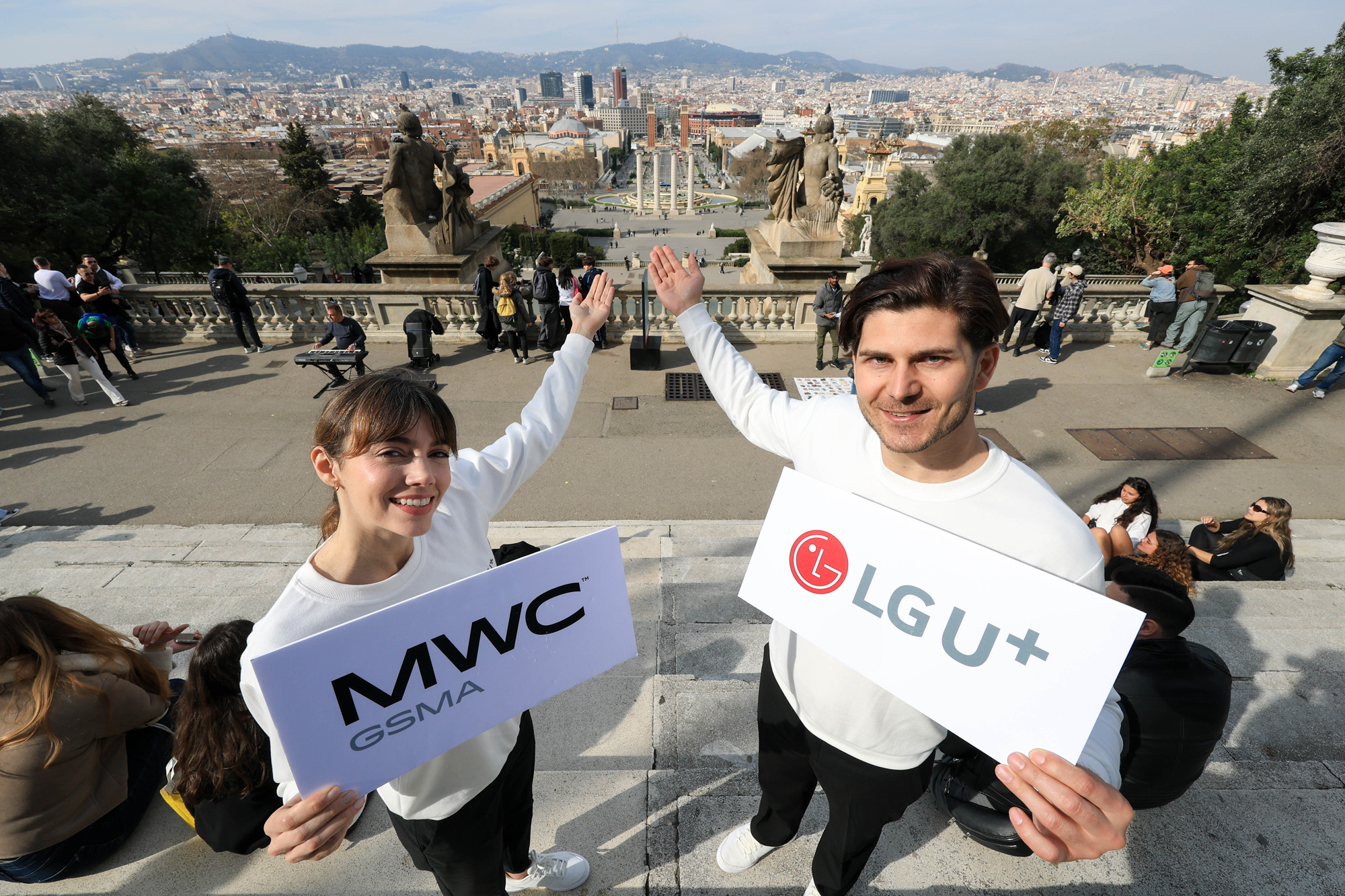 경제;모바일월드콩그레스2026;모바일월드;홍범식 LG유플러스 대표;노태문 삼성전자사장;MWC