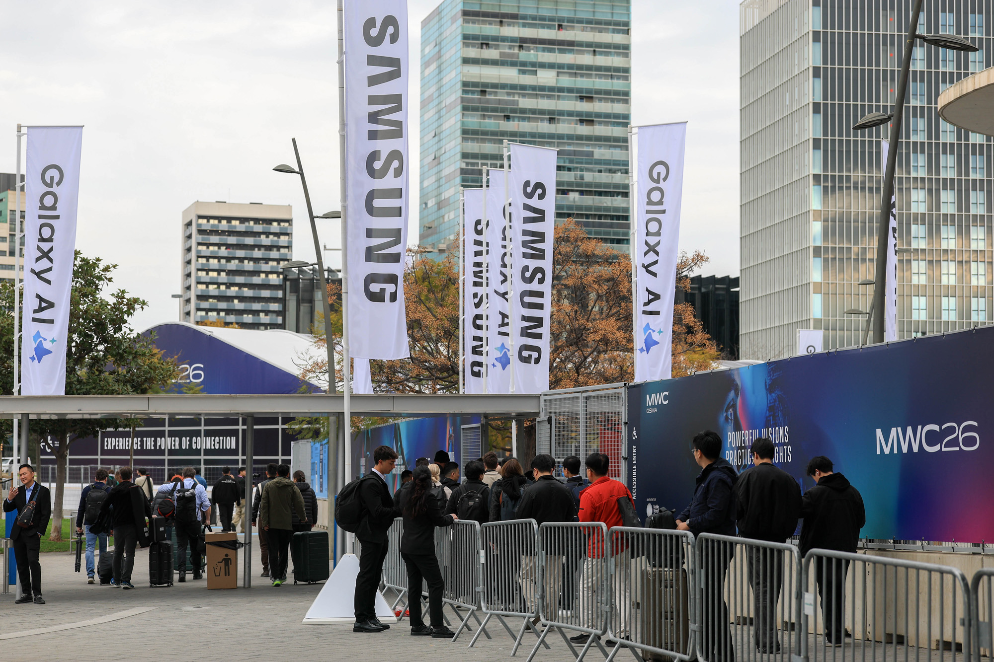 경제;모바일월드콩그레스2026;모바일월드;홍범식 LG유플러스 대표;노태문 삼성전자사장;MWC