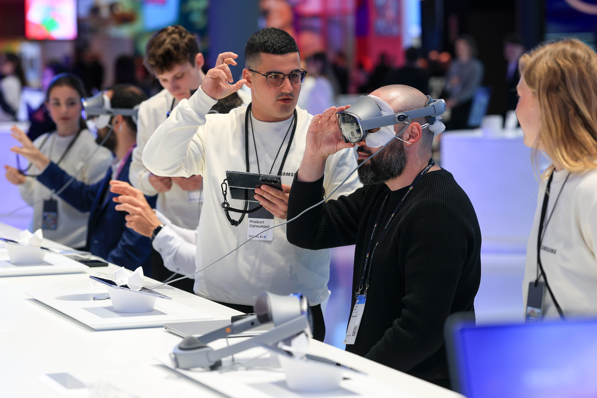 경제;모바일월드콩그레스2026;모바일월드;홍범식 LG유플러스 대표;노태문 삼성전자사장;MWC