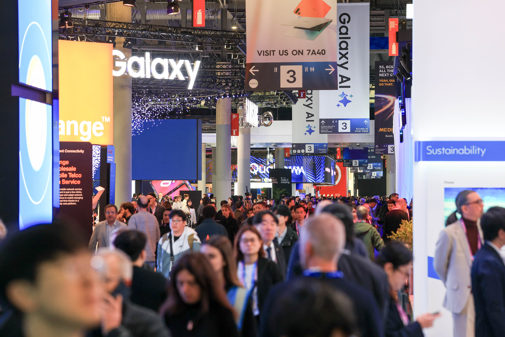 경제;모바일월드콩그레스2026;모바일월드;홍범식 LG유플러스 대표;노태문 삼성전자사장;MWC