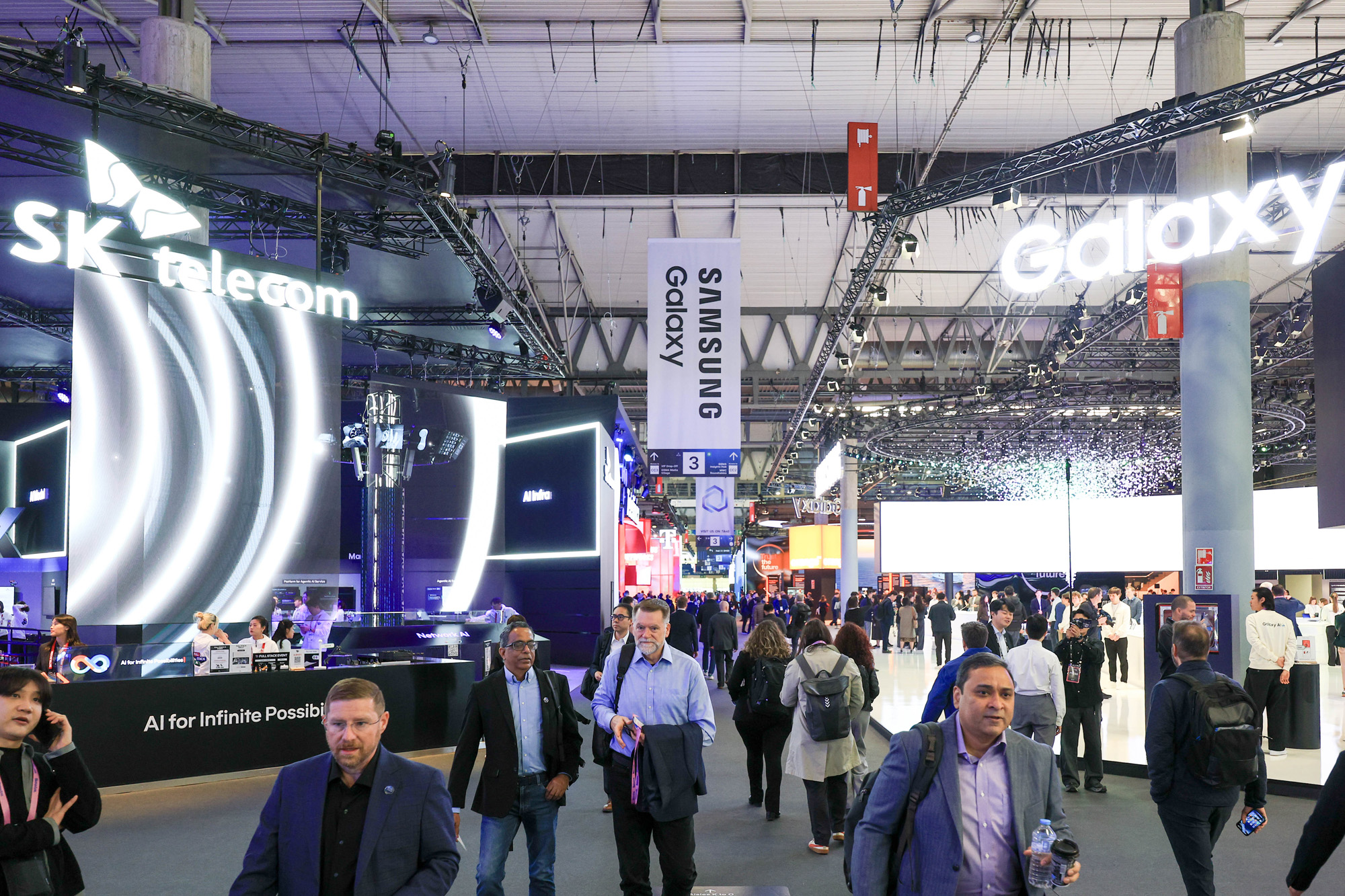 경제;모바일월드콩그레스2026;모바일월드;홍범식 LG유플러스 대표;노태문 삼성전자사장;MWC