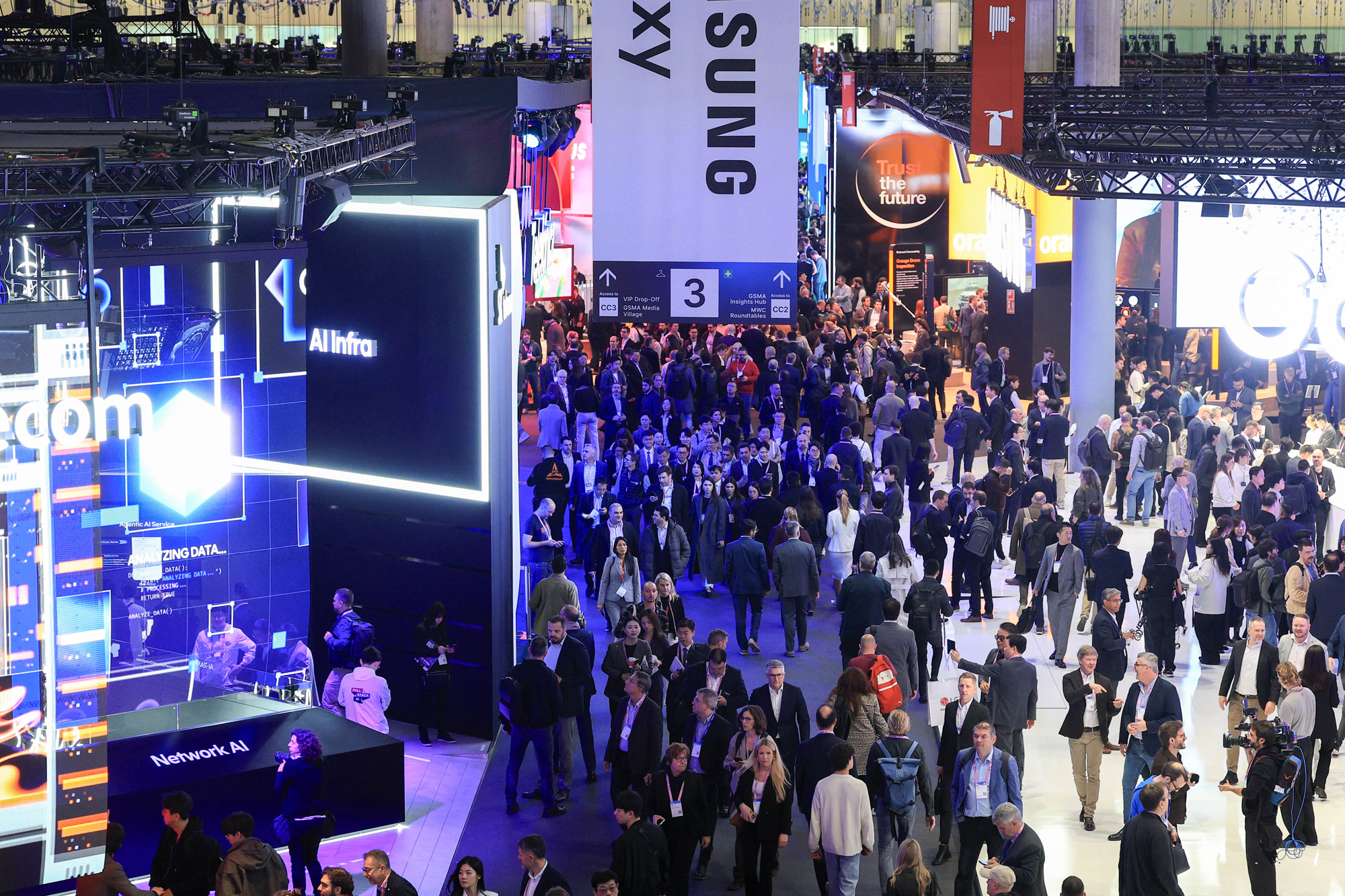 경제;모바일월드콩그레스2026;모바일월드;홍범식 LG유플러스 대표;노태문 삼성전자사장;MWC