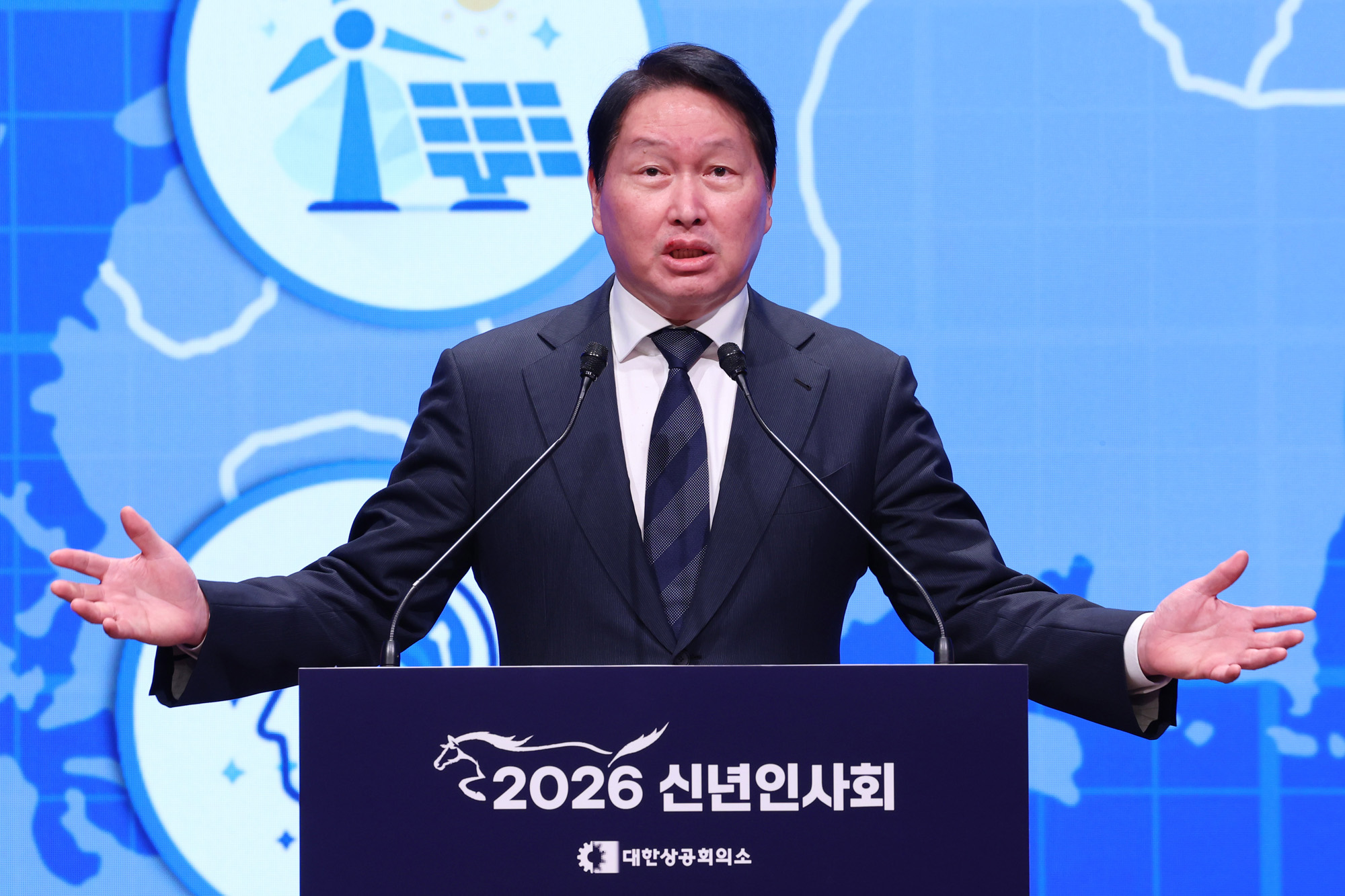 2026년;신년인사회;경제계;국무총리;서울;중구;대한상공회의소;최태원;김민석;정청래;장동혁
