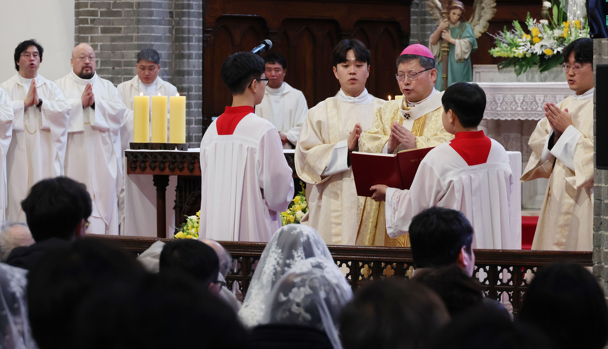 사회;종교;성탄미사;명동대성당;정순택 천주교 서울대교구 대주교