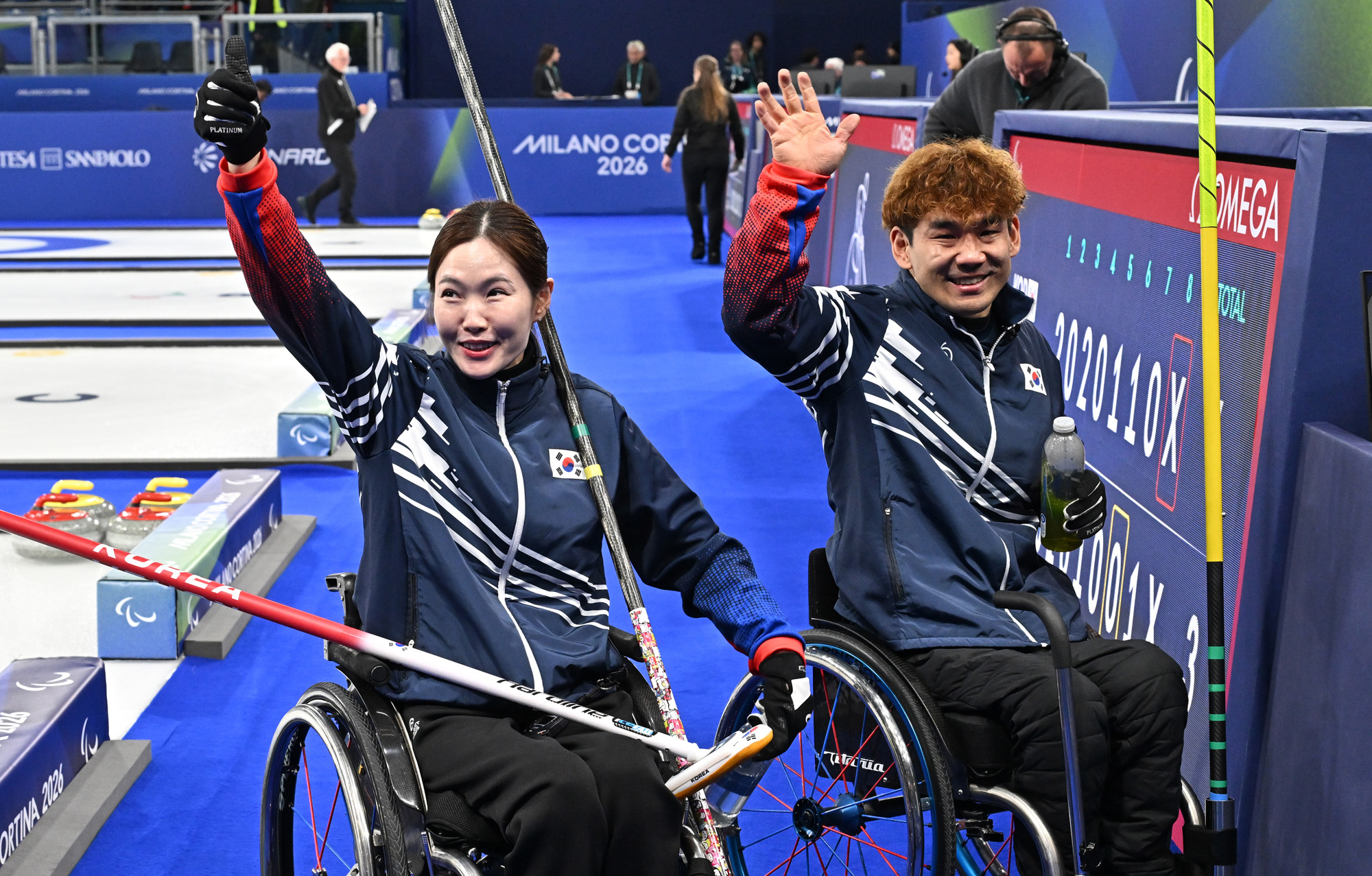스포츠;밀라노코르티나동계패럼림픽;휠체어컬링;이용석;백혜진