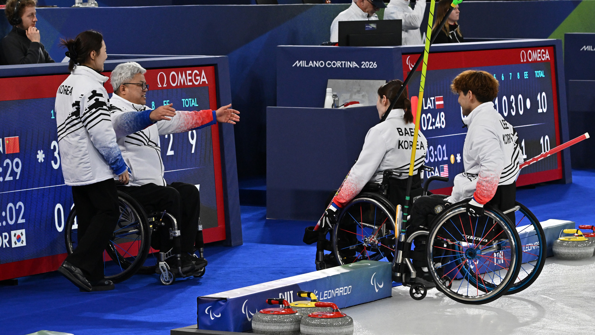 스포츠;밀라노코르티나동계패럼림픽;휠체어컬링;이용석;백혜진