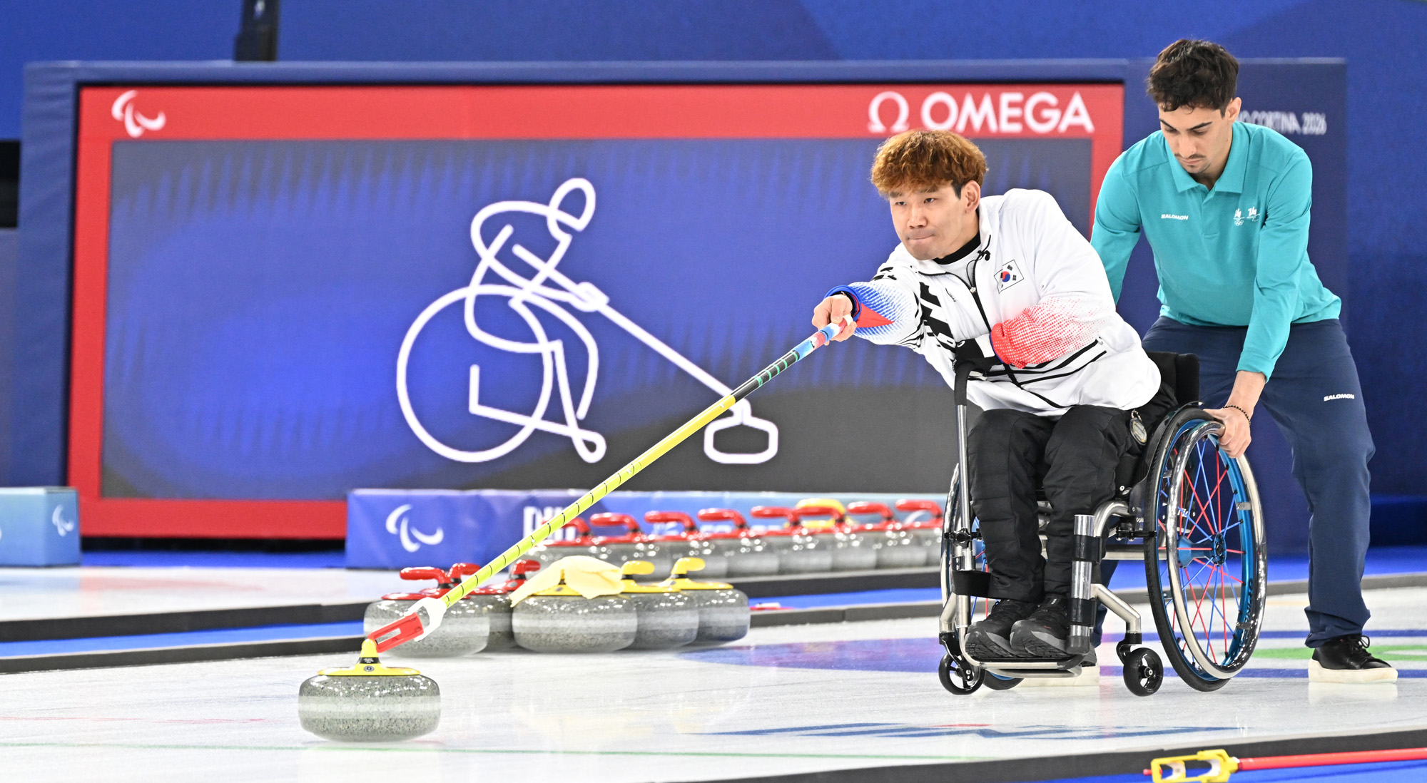 스포츠;밀라노코르티나동계패럼림픽;휠체어컬링;이용석;백혜진