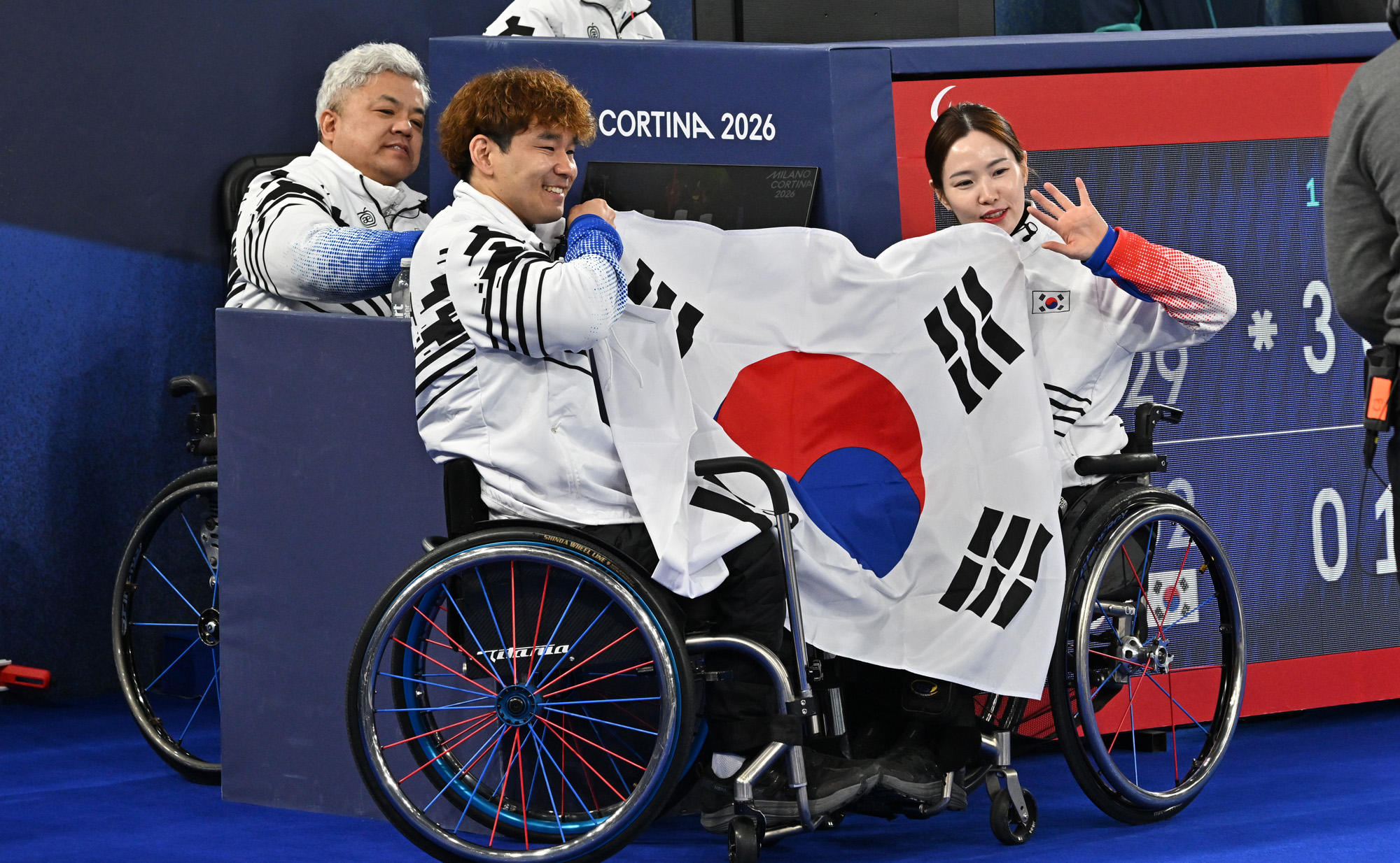 스포츠;밀라노코르티나동계패럼림픽;휠체어컬링;이용석;백혜진