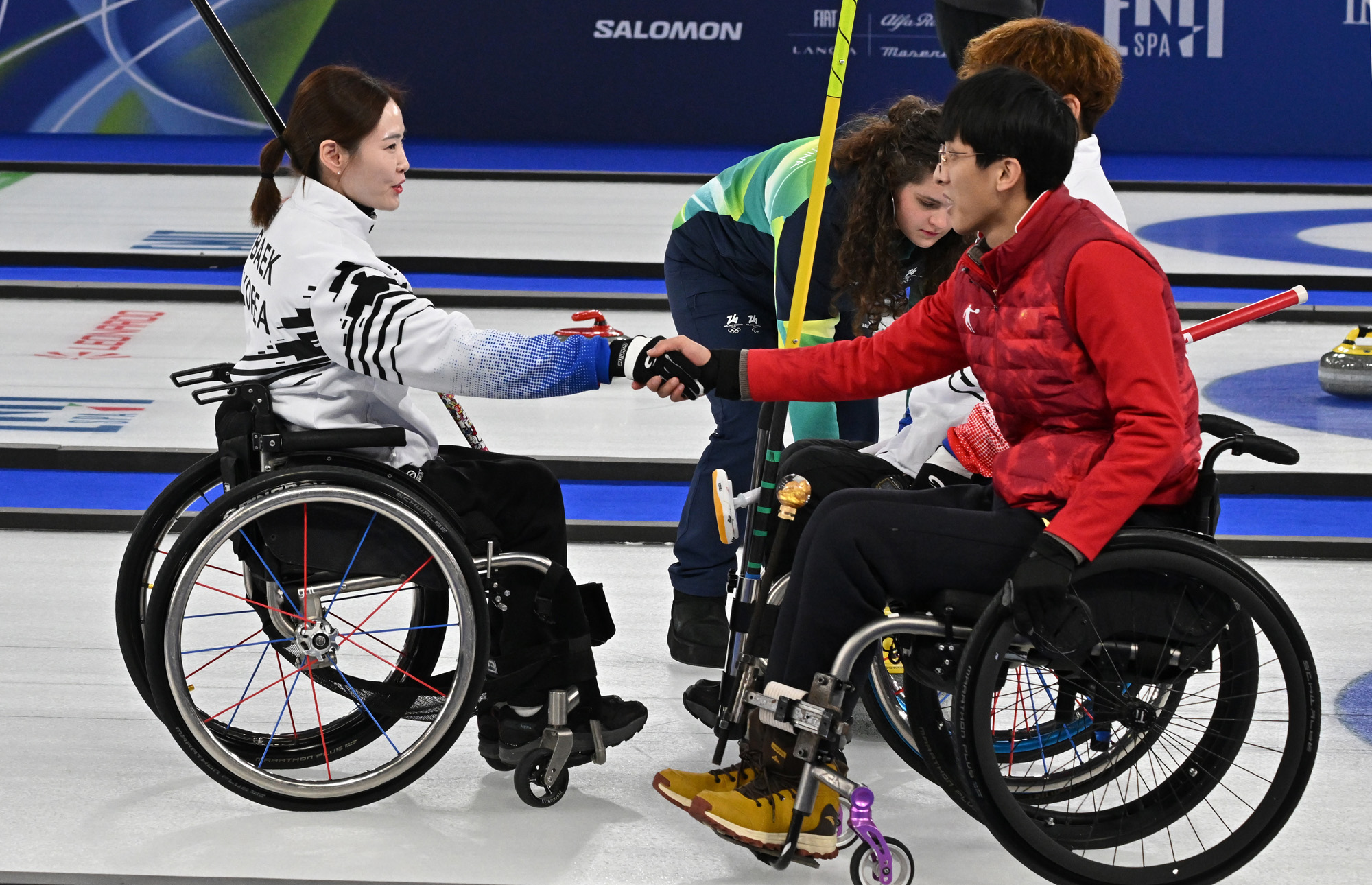 스포츠;밀라노코르티나동계패럼림픽;휠체어컬링;이용석;백혜진