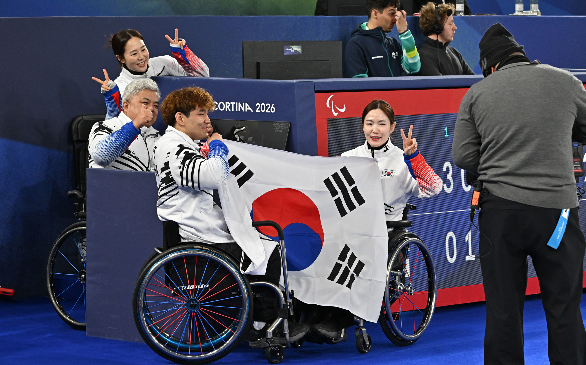 스포츠;밀라노코르티나동계패럼림픽;휠체어컬링;이용석;백혜진