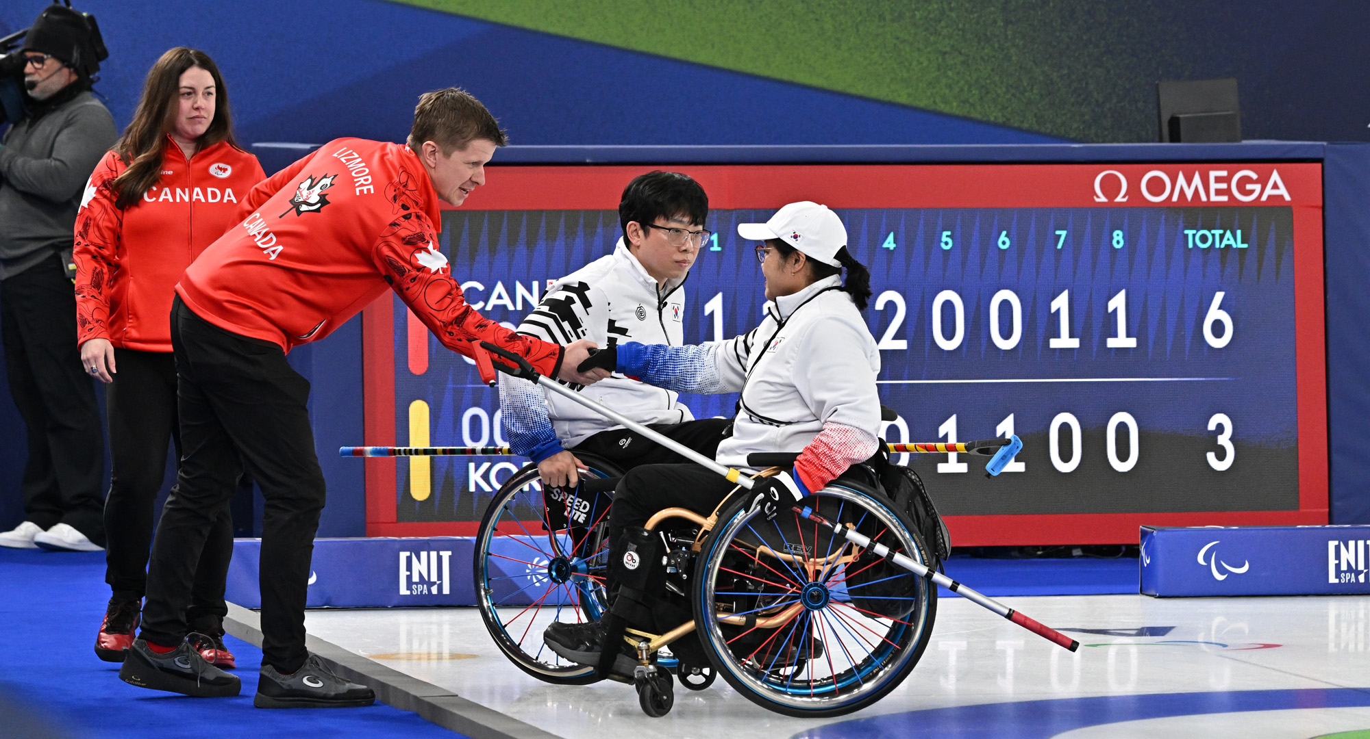 스포츠;밀라노코르티나동계패럼림픽;휠체어컬링;이용석;백혜진