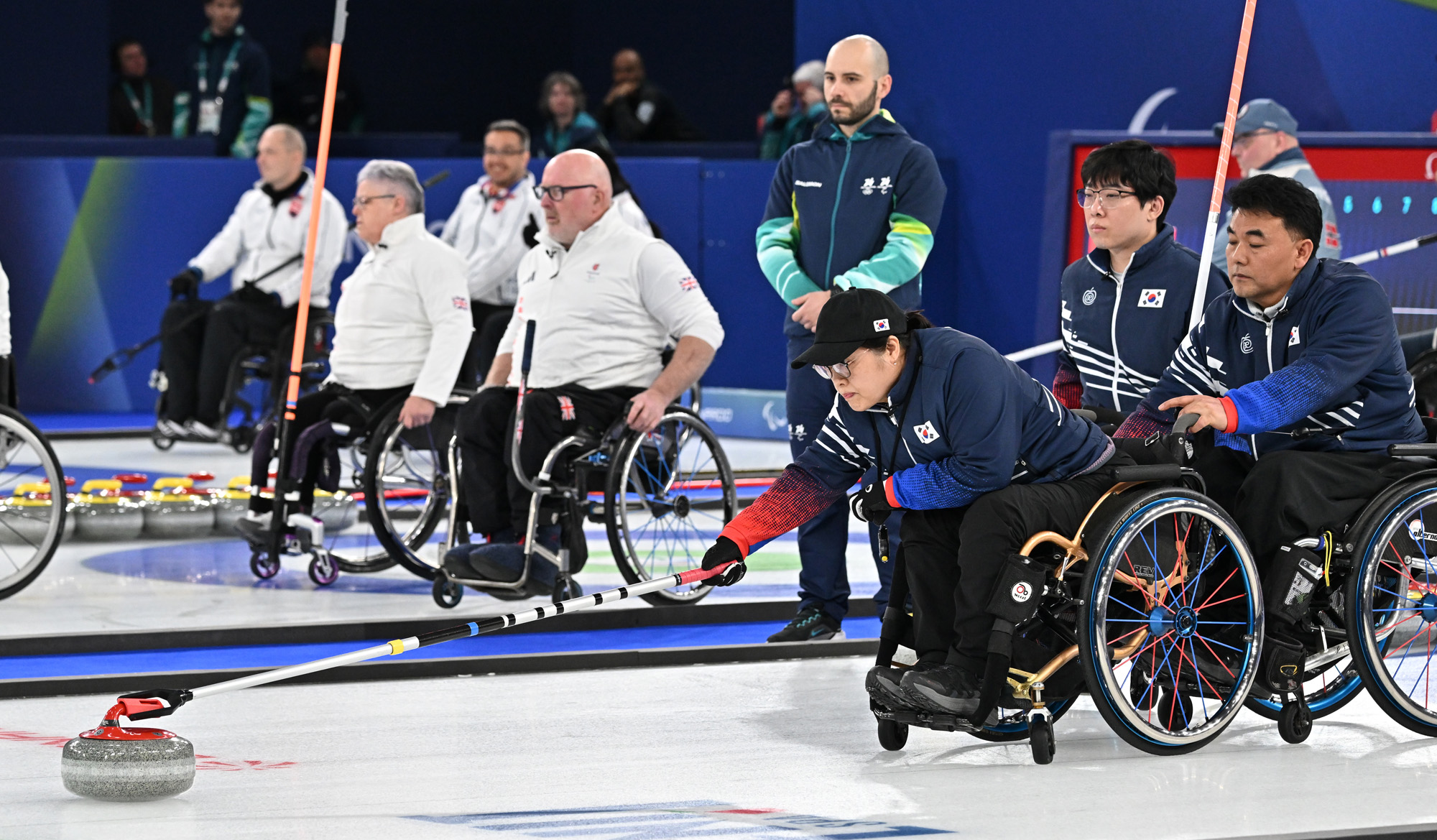 스포츠;밀라노코르티나동계패럼림픽;휠체어컬링;이용석;백혜진
