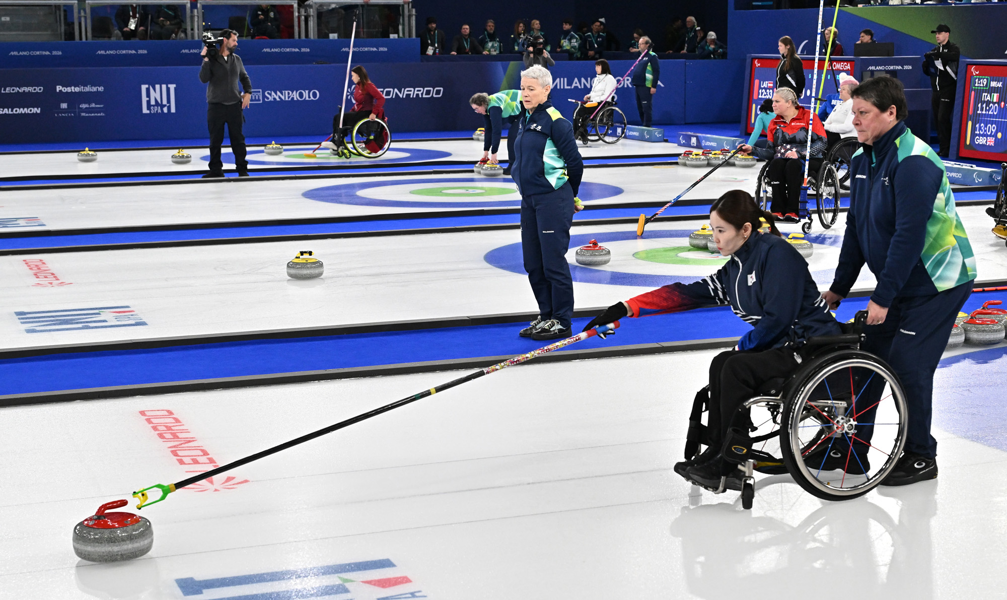 스포츠;밀라노코르티나동계패럴림픽;휠체어컬링;이용석;백혜진