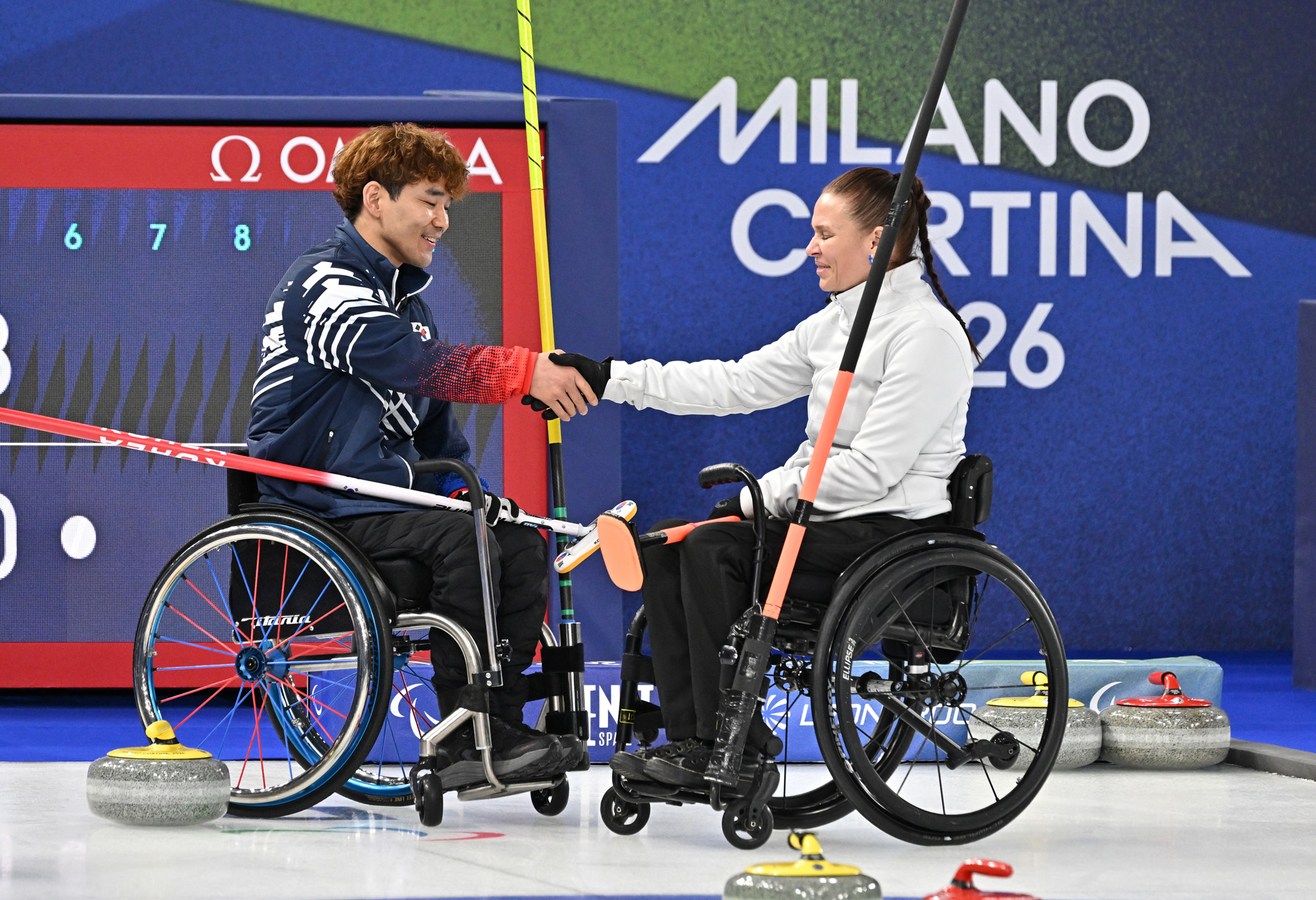 스포츠;밀라노코르티나동계패럴림픽;휠체어컬링;이용석;백혜진