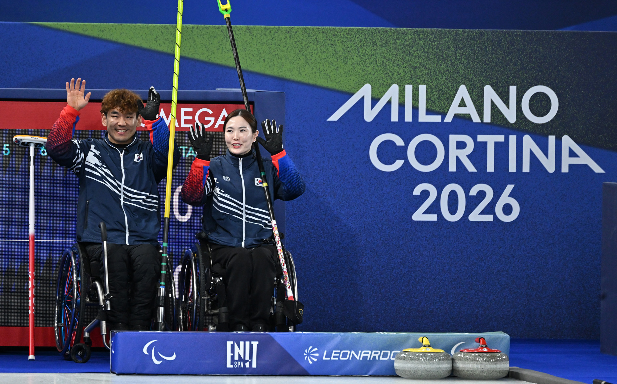 스포츠;밀라노코르티나동계패럴림픽;휠체어컬링;이용석;백혜진