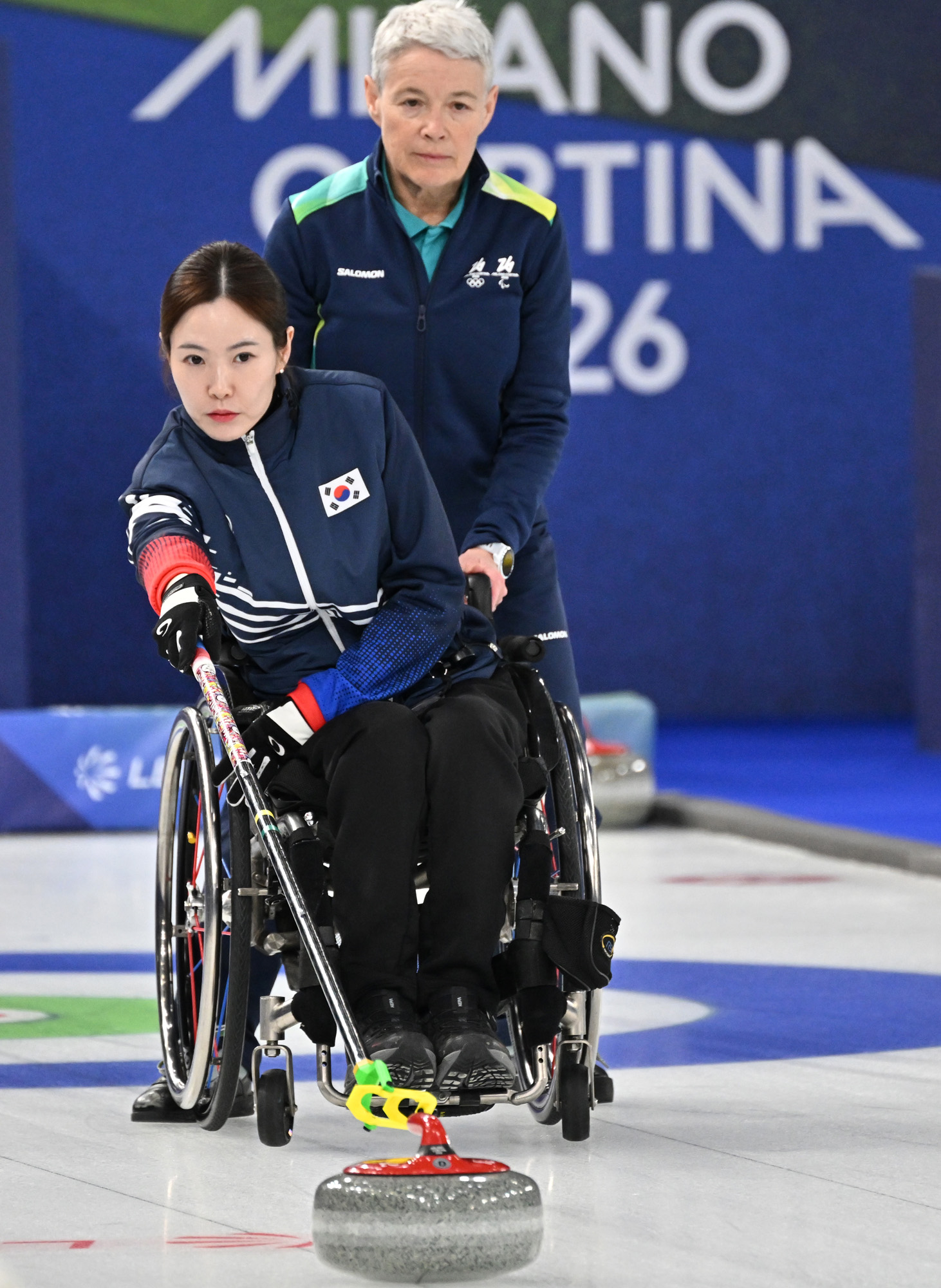 스포츠;밀라노코르티나동계패럴림픽;휠체어컬링;이용석;백혜진