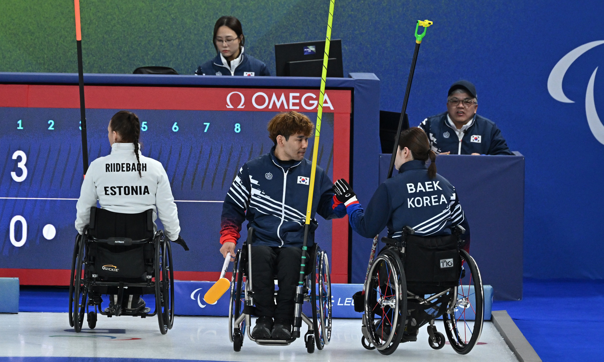 스포츠;밀라노코르티나동계패럴림픽;휠체어컬링;이용석;백혜진